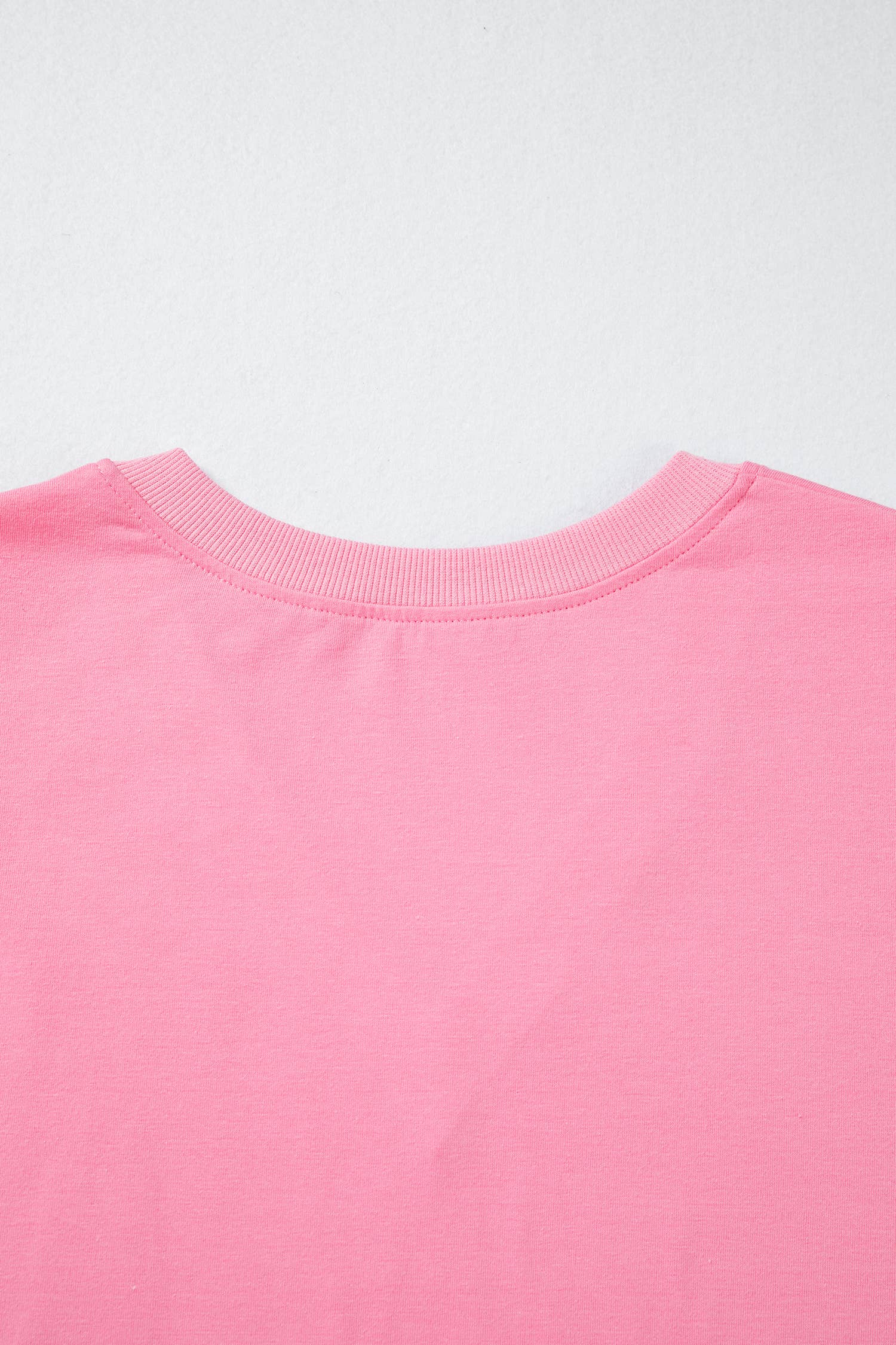 Light Pink V Neck Short Puff Sleeve Blouse - Posh West Boutique