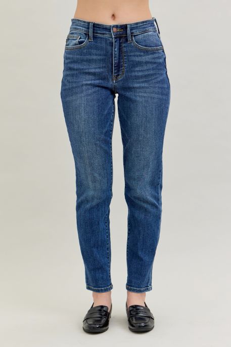 Judy Blue HW Shield Back Pocket Slim Jeans - Posh West Boutique