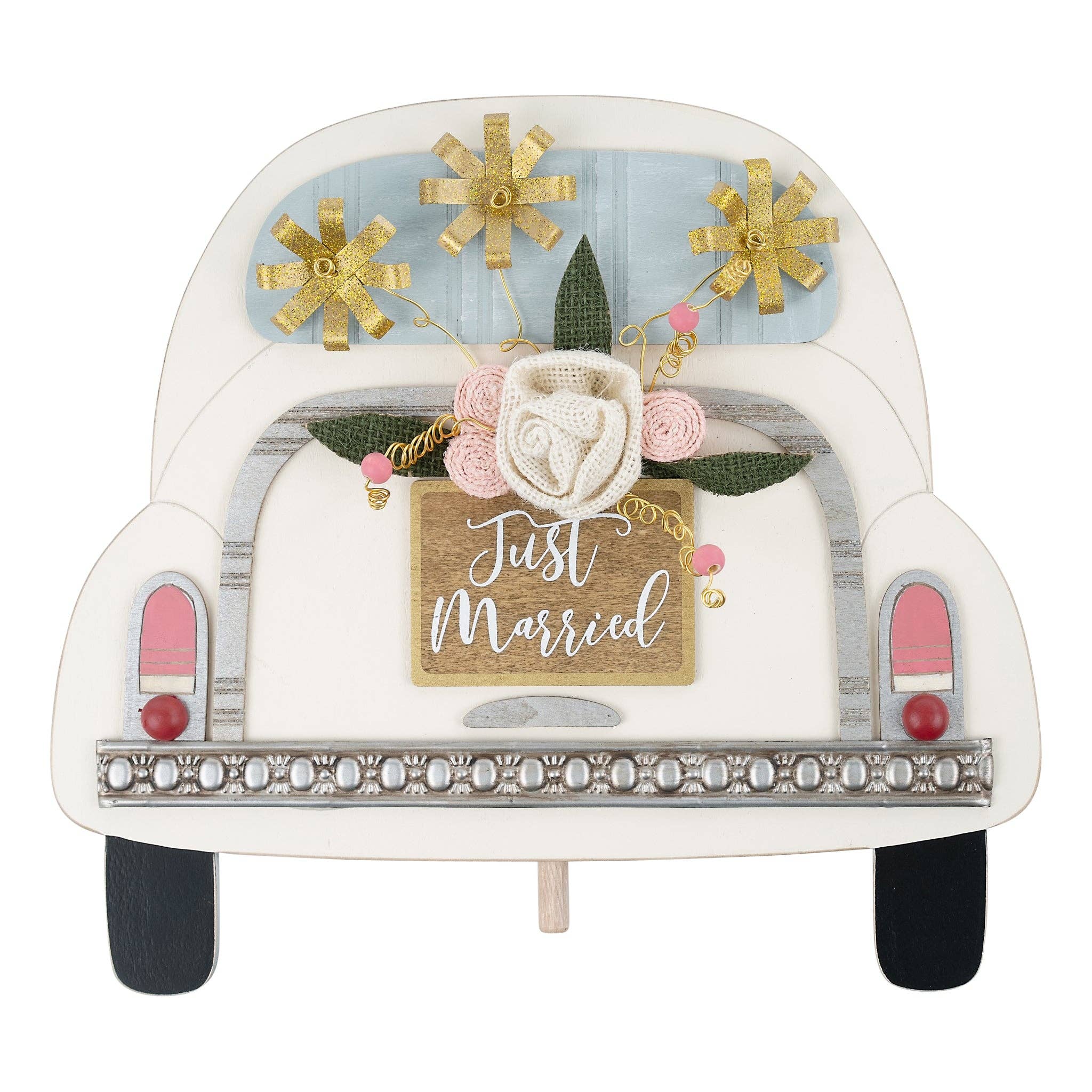 Just Married Car with Sparklers Topper - Posh West Boutique