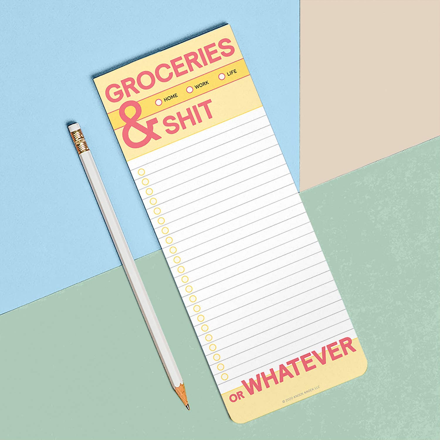 Groceries and Sh*t Make-a-List Pad