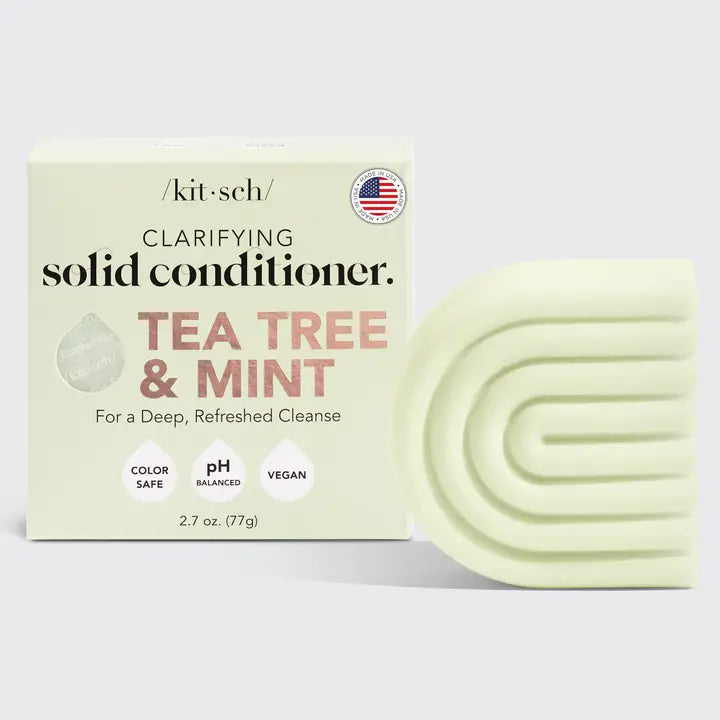 Kitsch Tea Tree + Mint Clarifying Conditioner Bar - Posh West Boutique