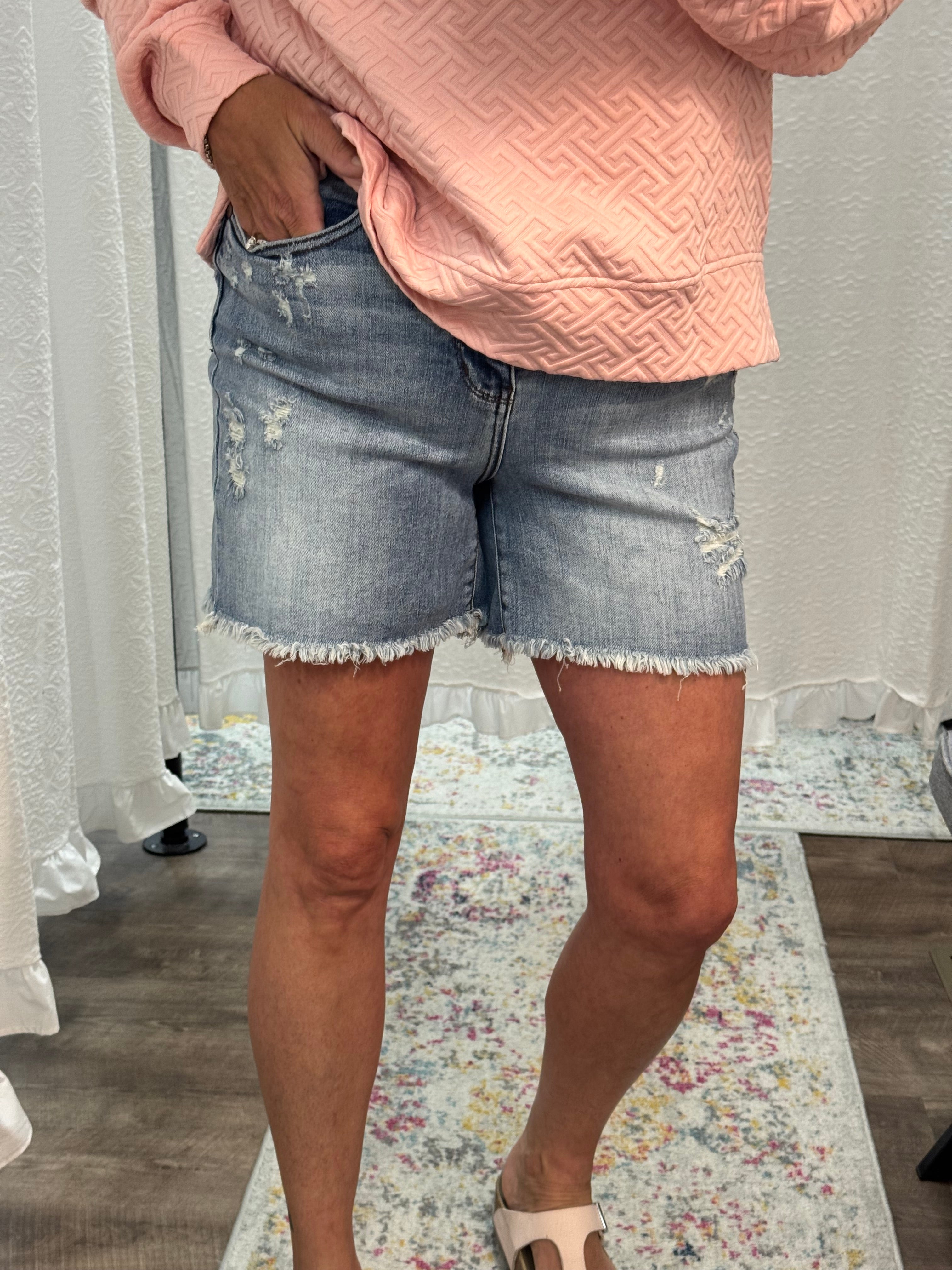Judy Blue High Waist Shorts - Posh West Boutique