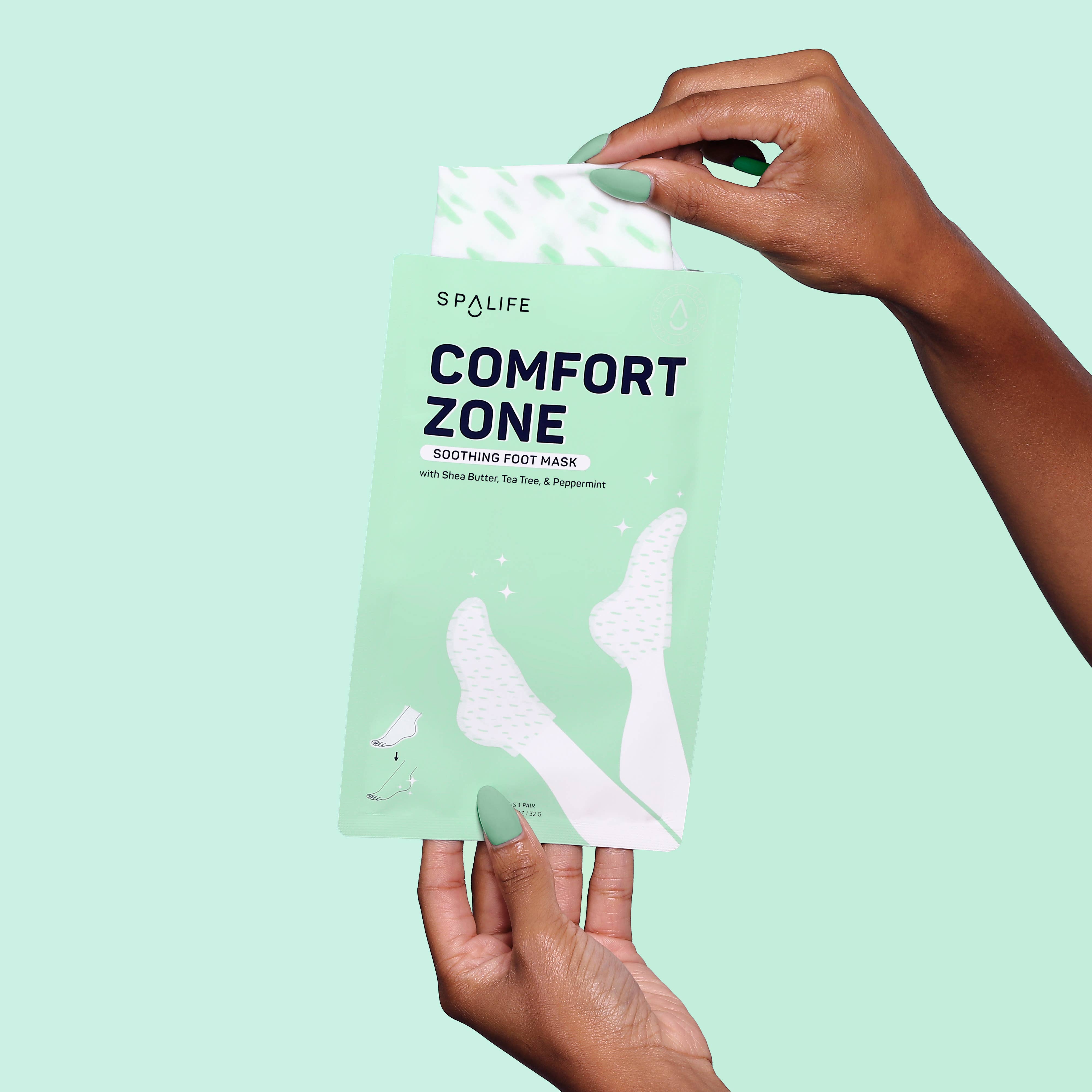 Comfort Zone Soothing Foot Mask with Shea Butter & Tea Tree - Posh West Boutique