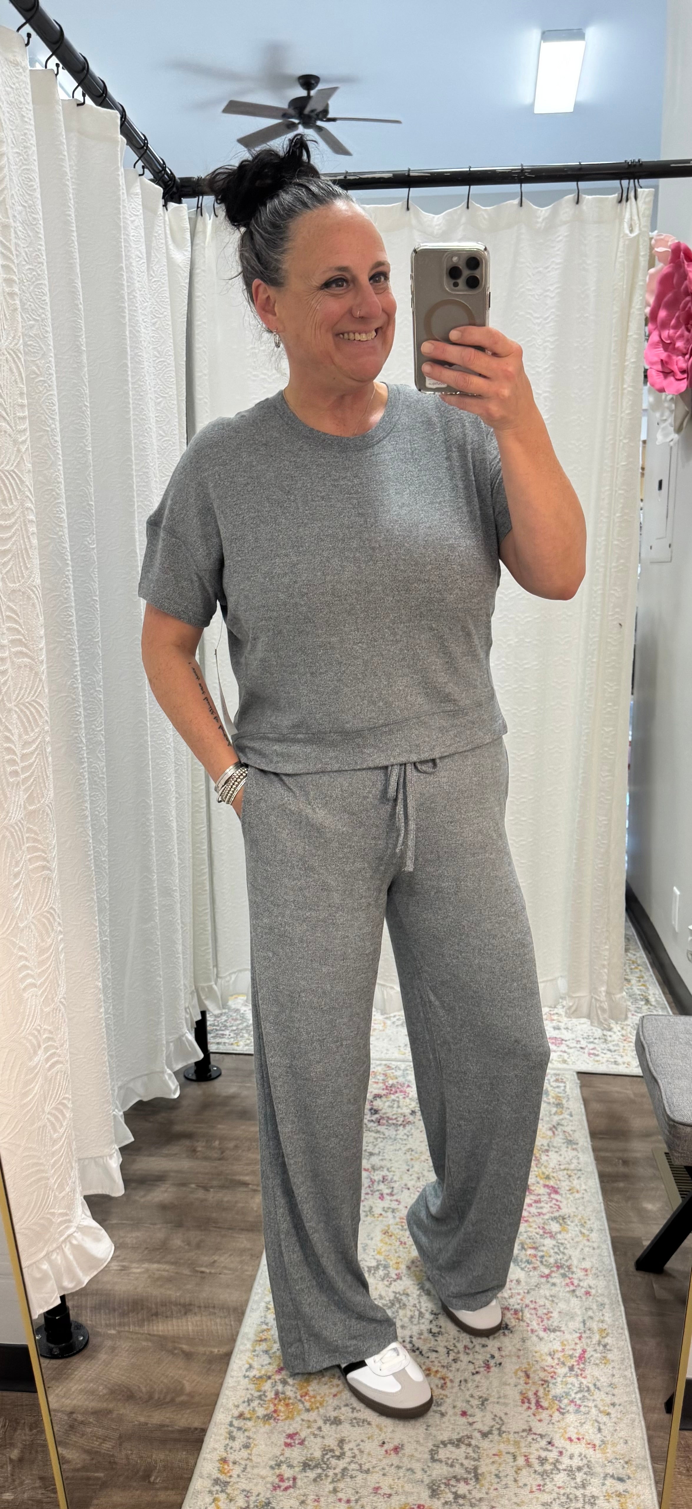 Brushed Hacci Dolman Top - Posh West Boutique