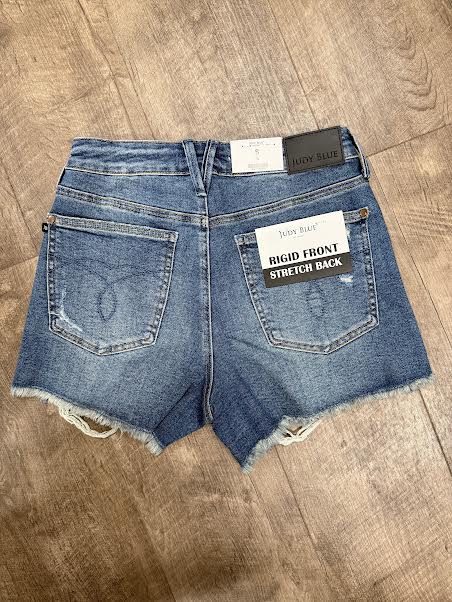 Judy Blue HW Rigid Magic Cut Off Shorts - Posh West Boutique