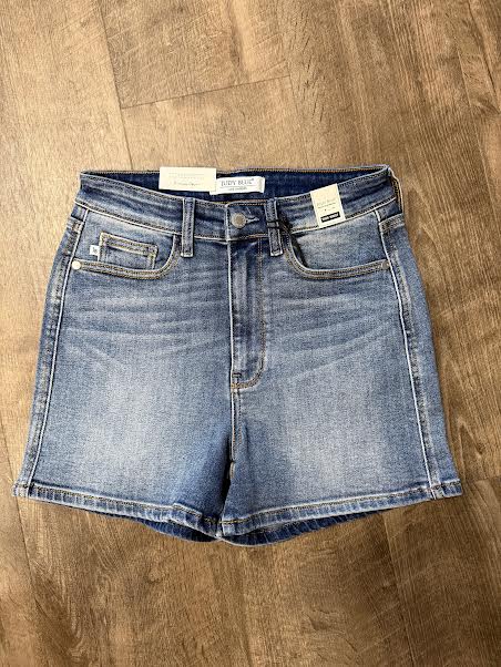 Judy Blue HW Slim Short - Posh West Boutique