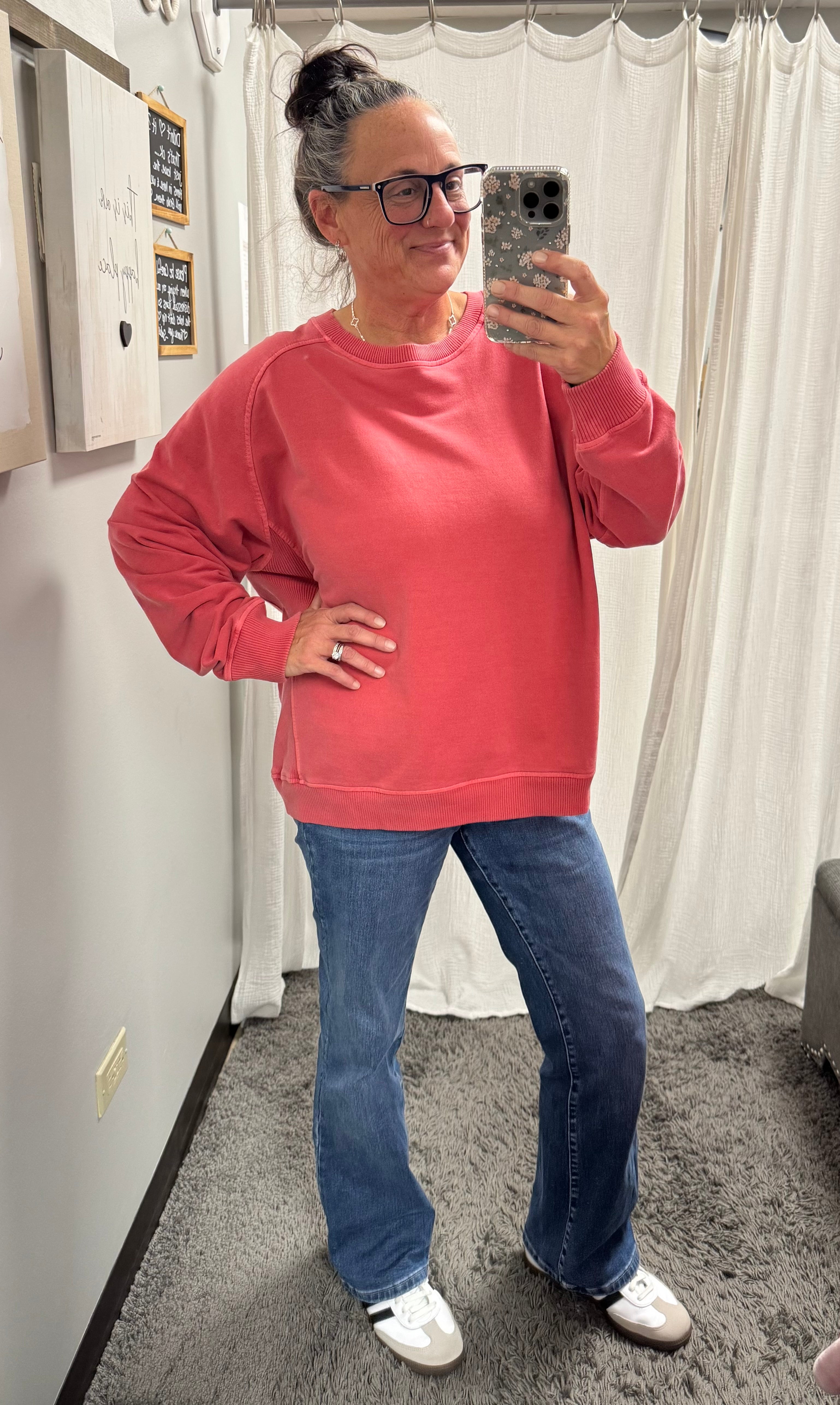 French Terry Ruby Pullover