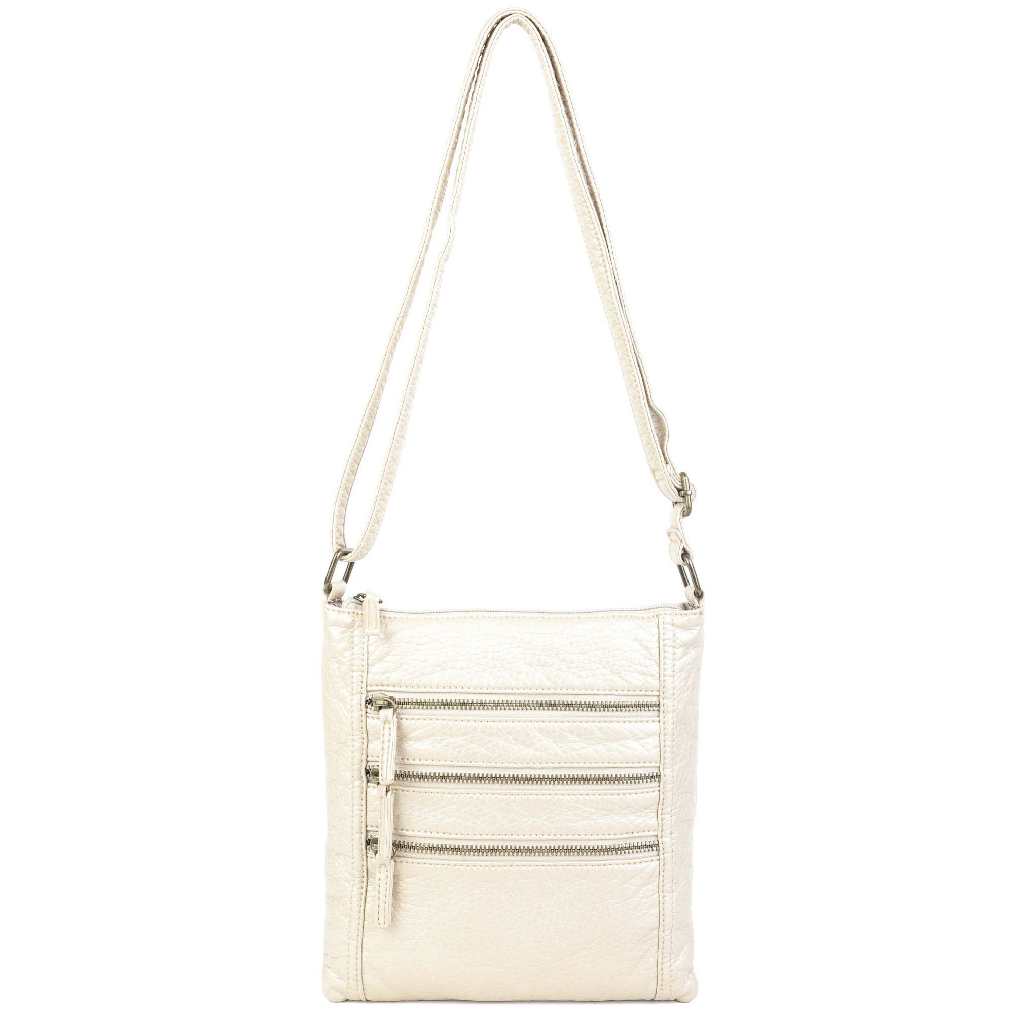 The Camile Three Zip Crossbody - Posh West Boutique