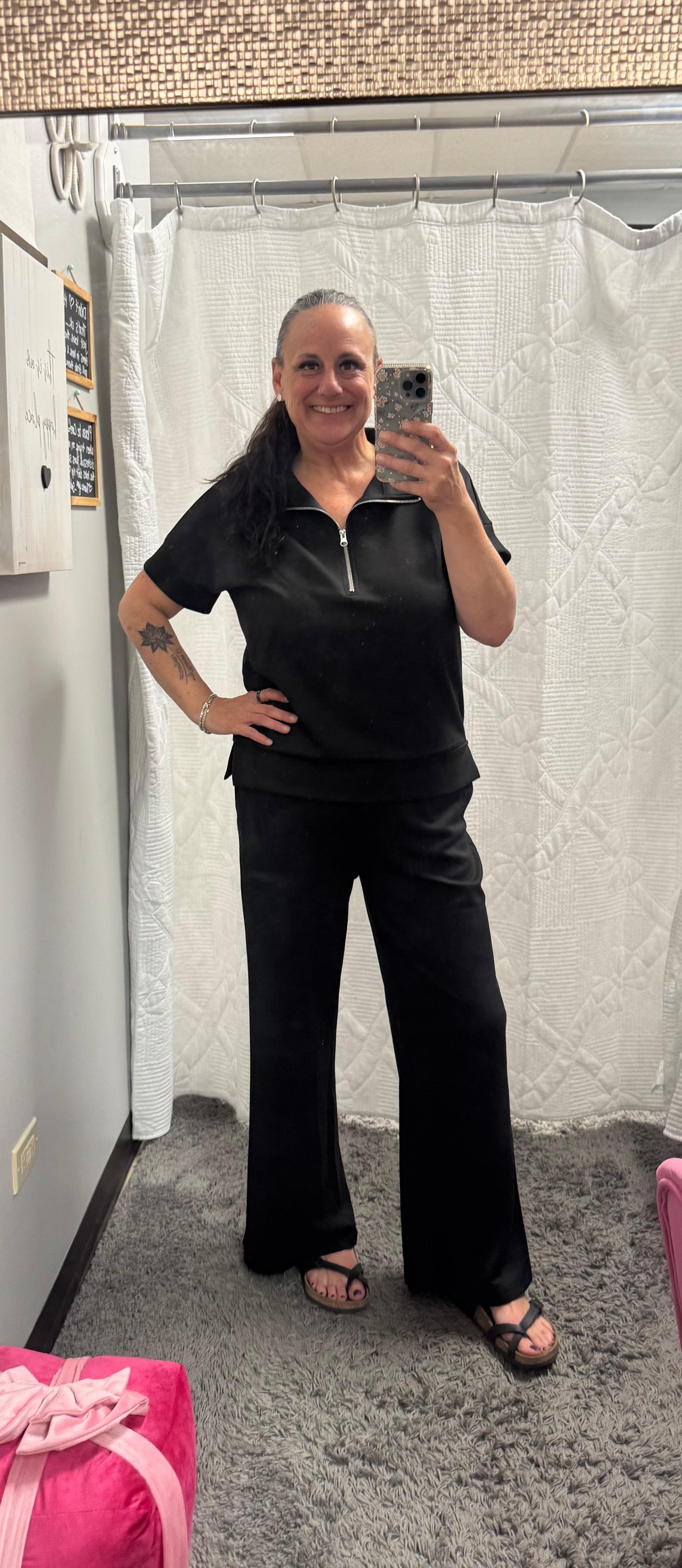 Black Pullover & Pants Comfy Set - Posh West Boutique