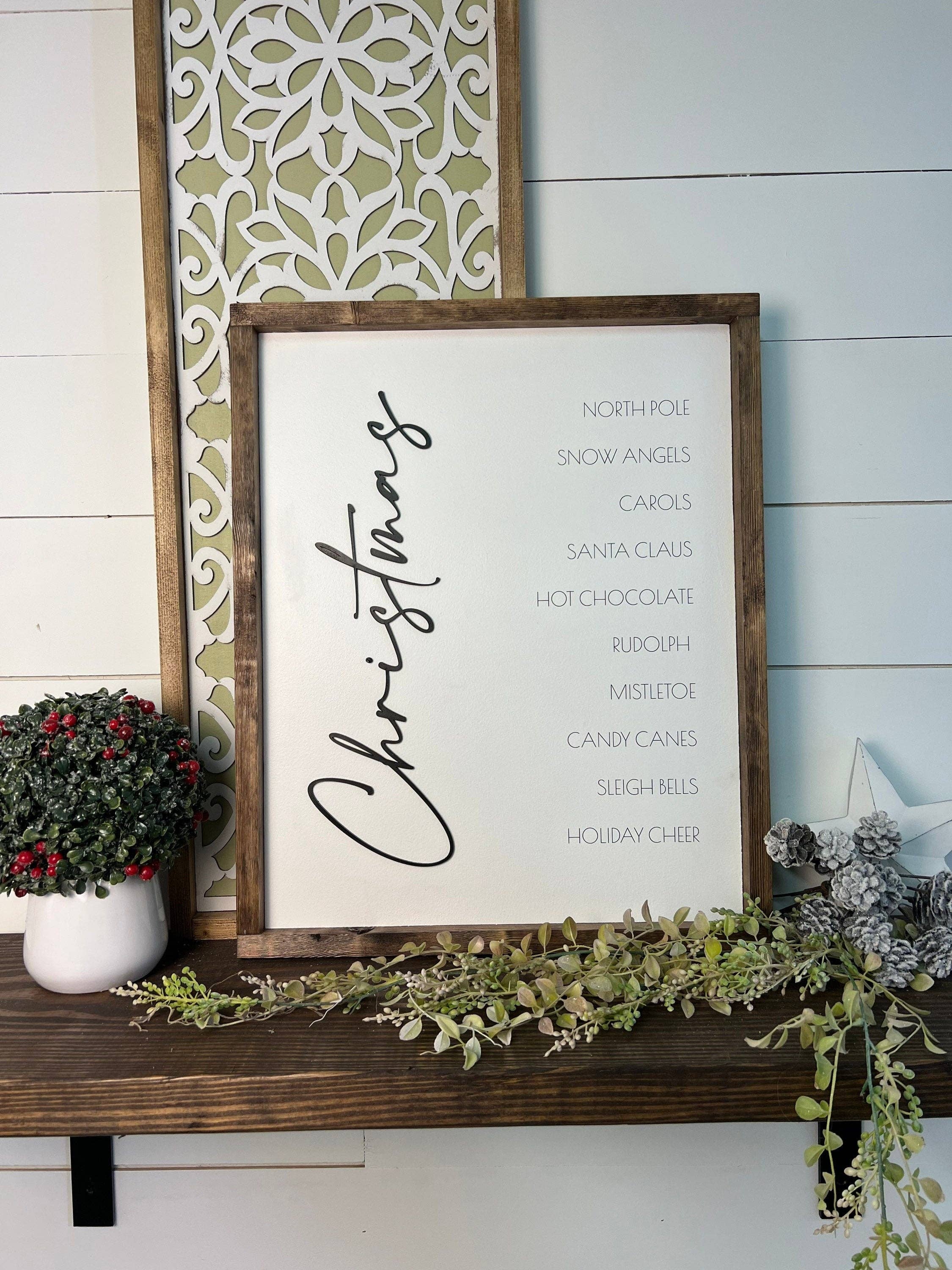 The Best of Christmas Wood Decor - Posh West Boutique