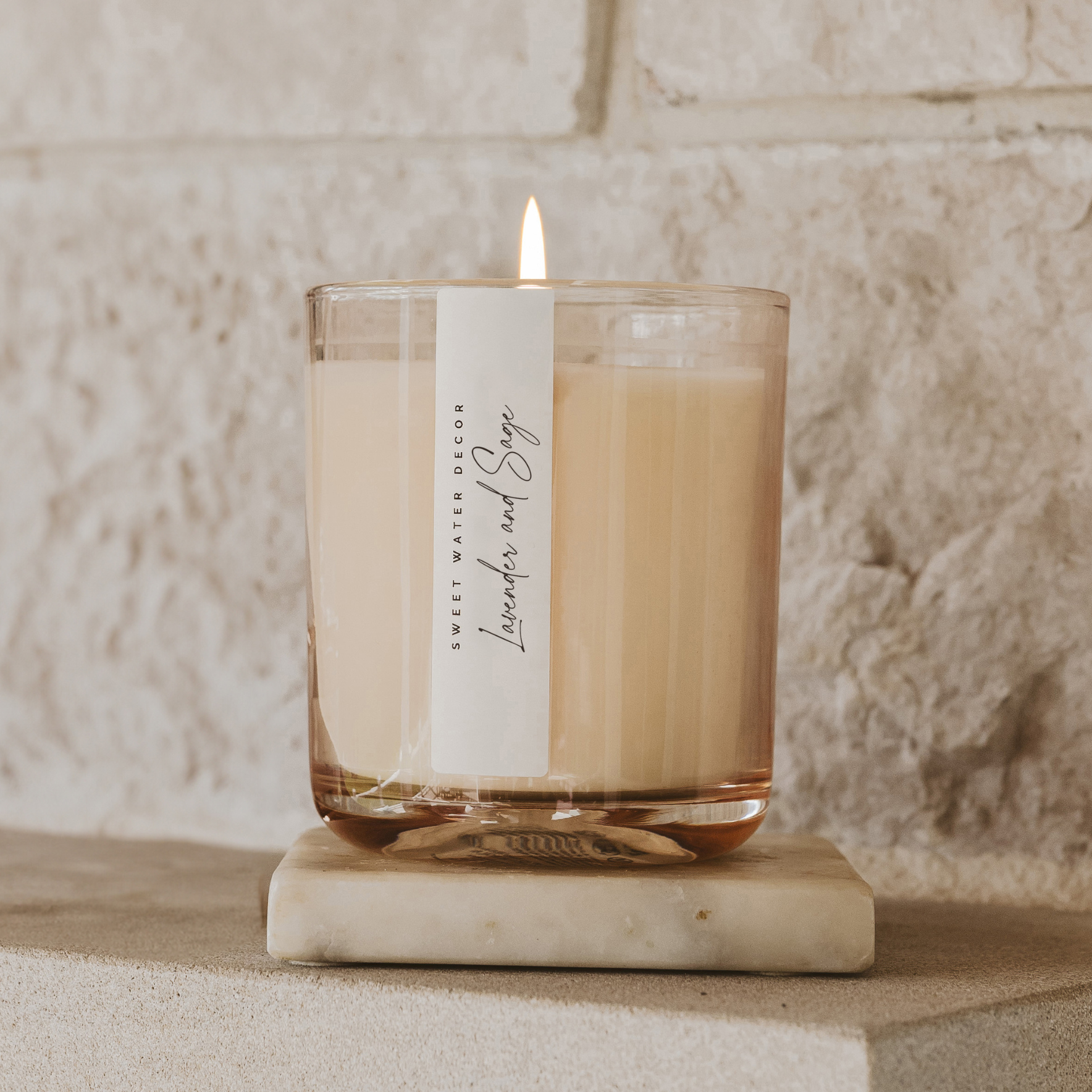 Lavender and Sage Soy Candle