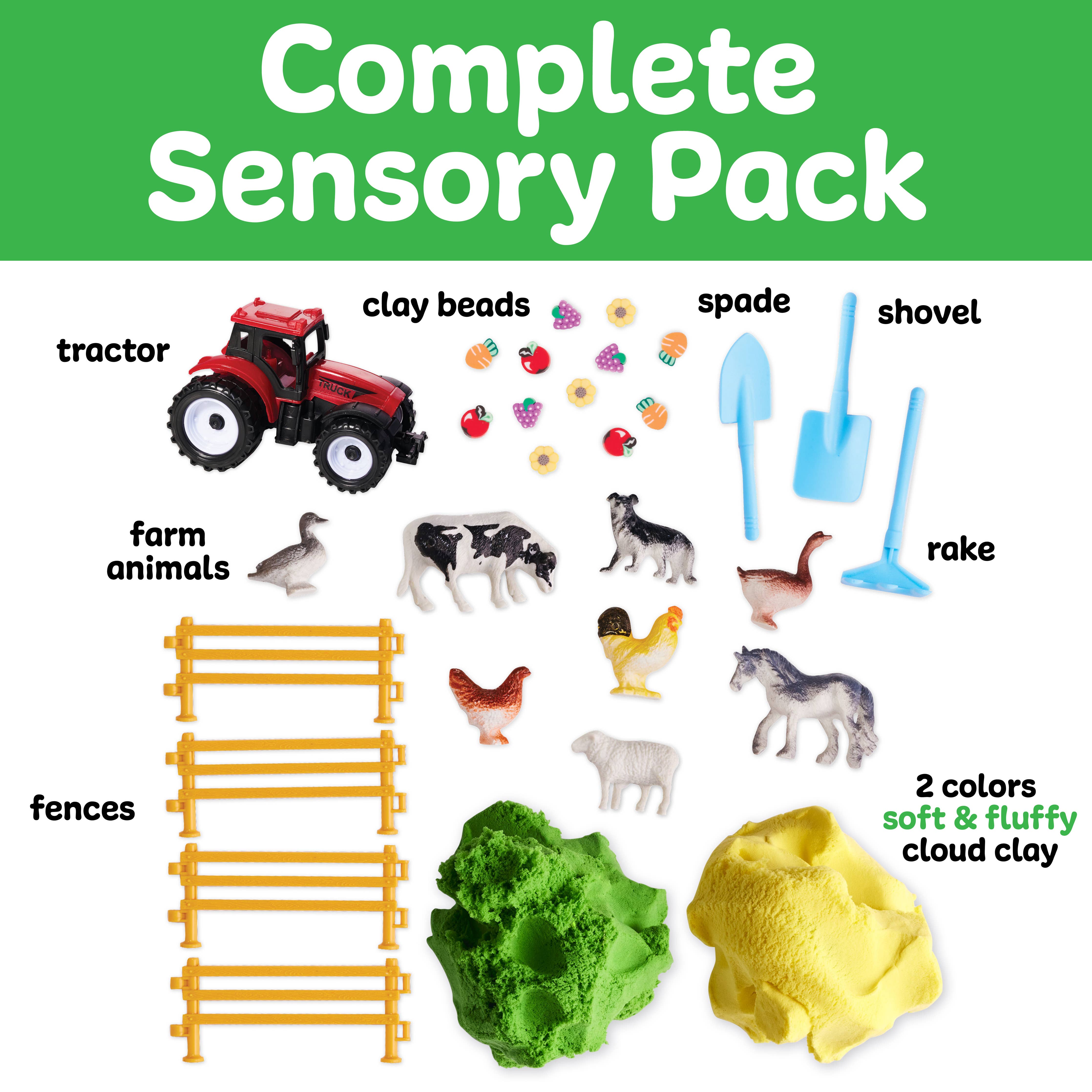 Farm Sensory Pack- On the Go Sensory Play Set for Kids - Posh West Boutique