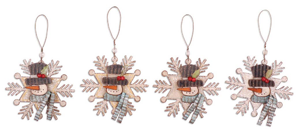 Snowman Ornament - Posh West Boutique