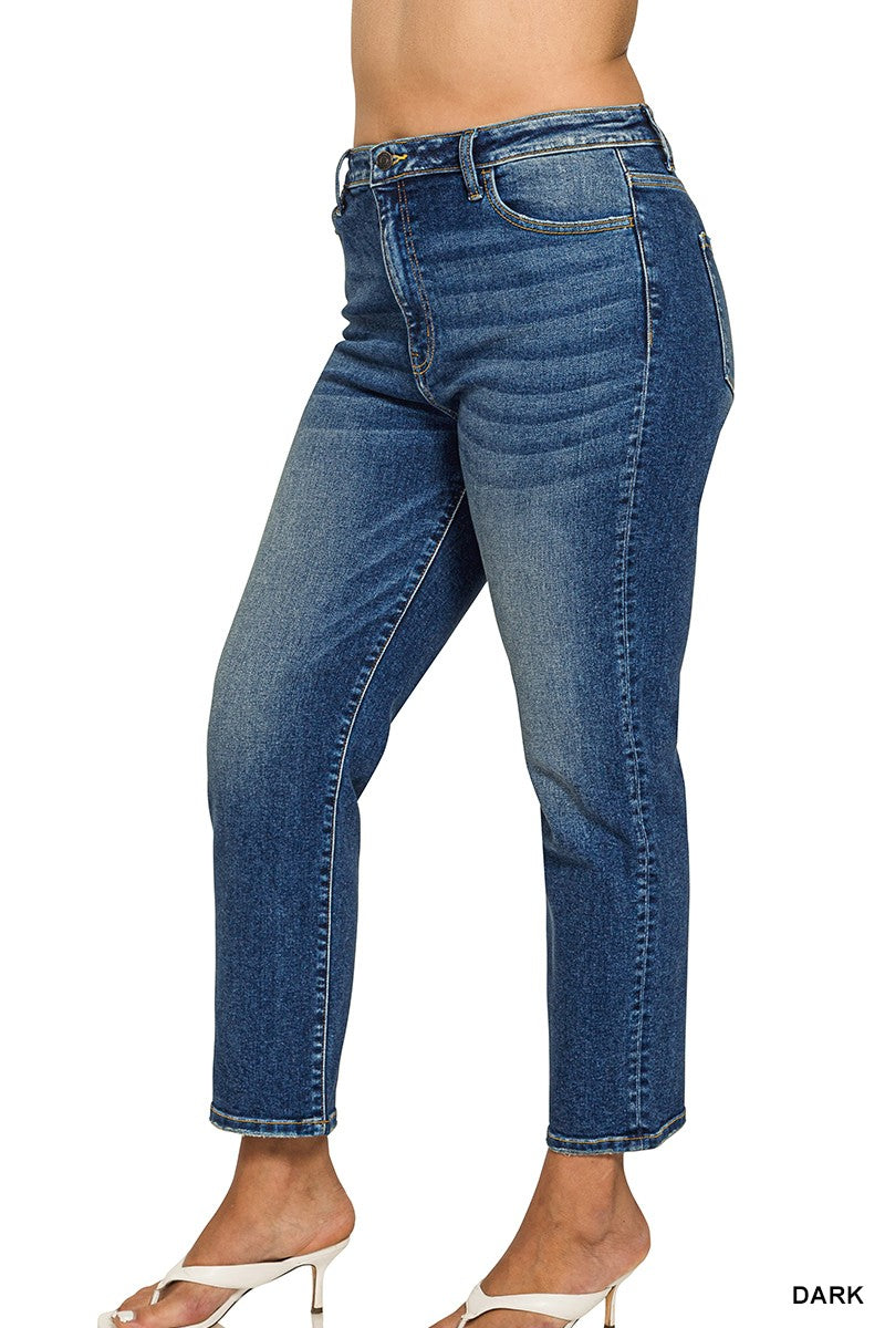 Zenana Cropped 5 Pockets Basic Denim Jeans - Posh West Boutique
