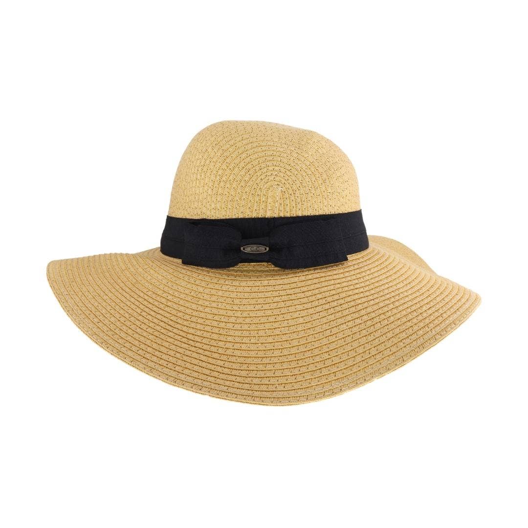 Foldable Straw Sunhat - Posh West Boutique