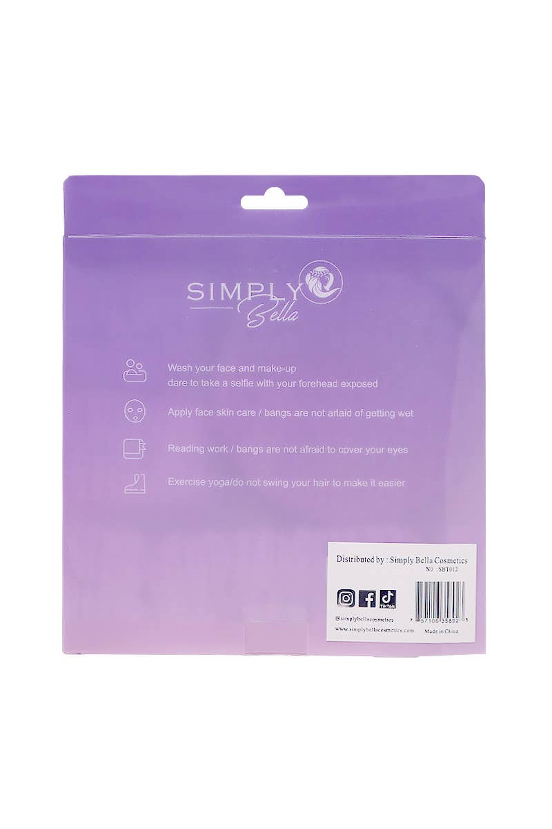 Purple Spa Headband & Wristband Set - Posh West Boutique