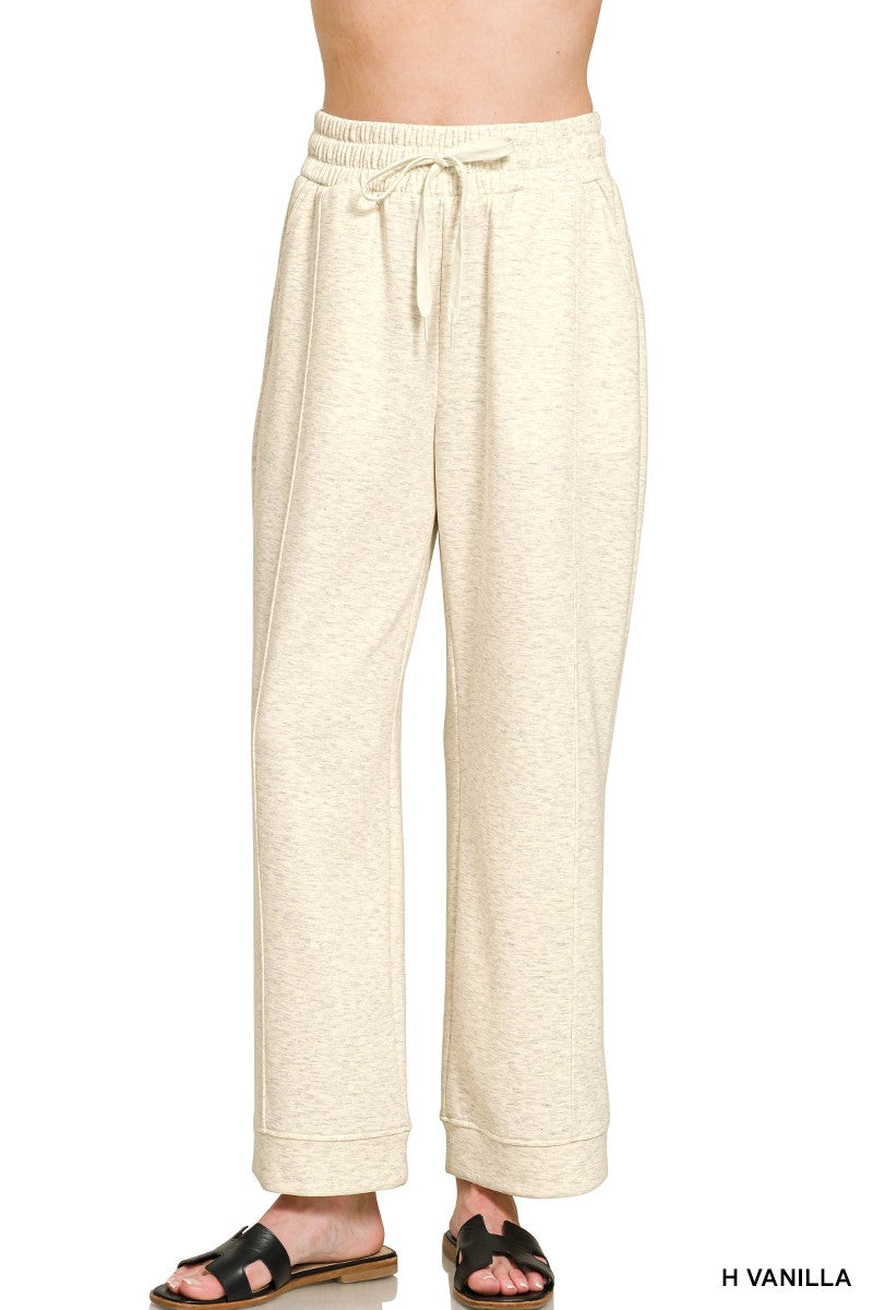 Vanilla Scuba Drawstring Pants