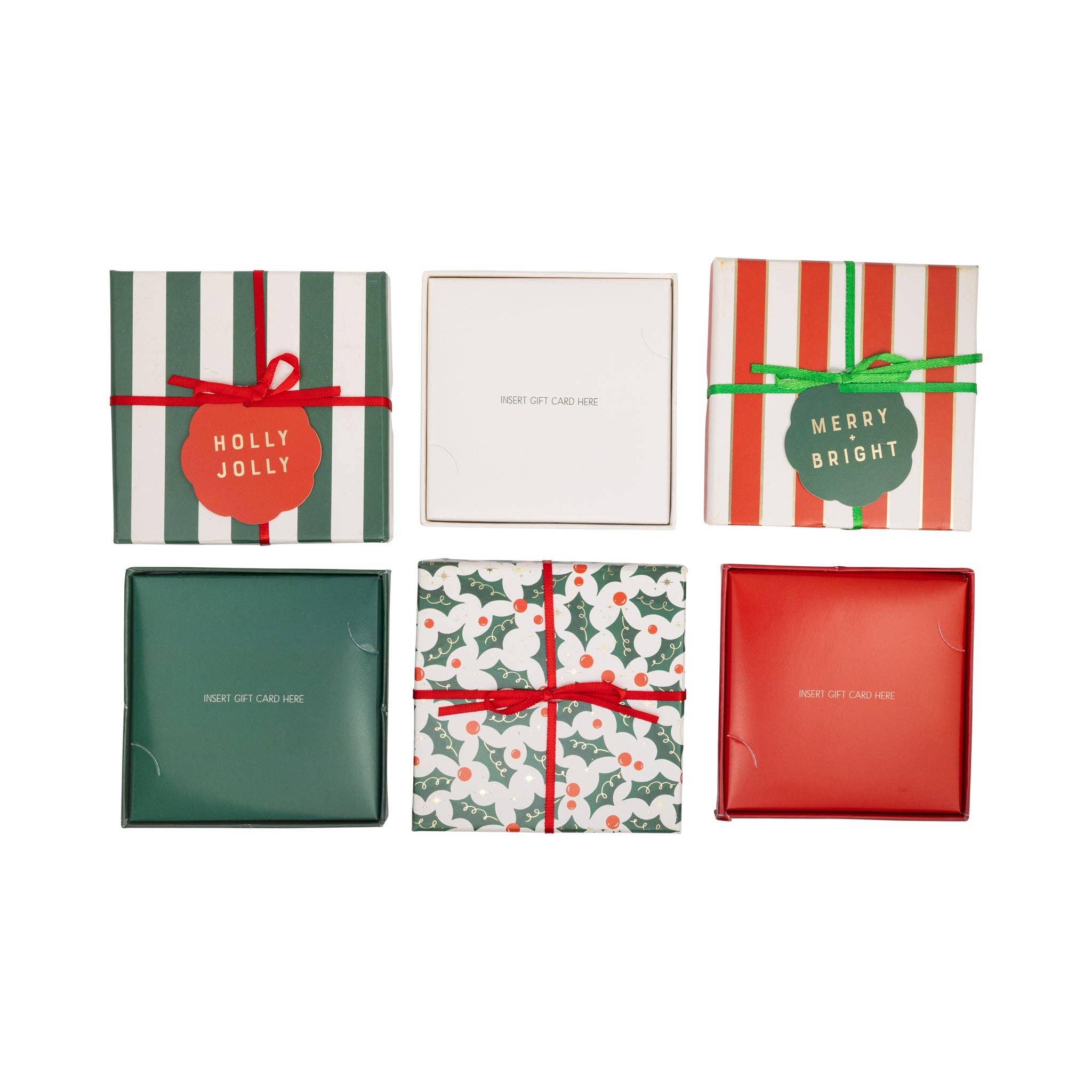 Traditional Stripes Gift Card Boxes - Posh West Boutique