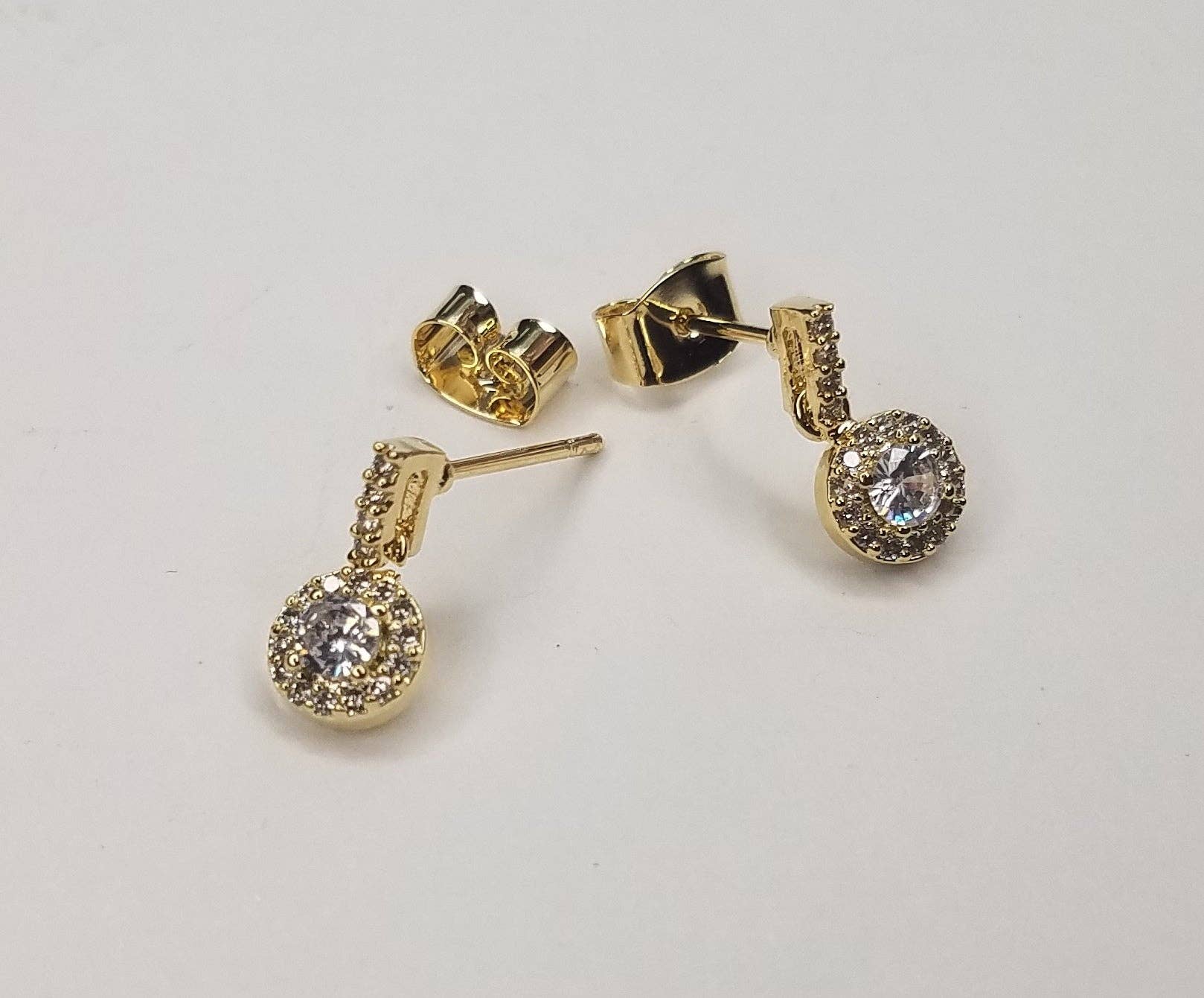 Betty Oh CZ Dangle Earring - Posh West Boutique