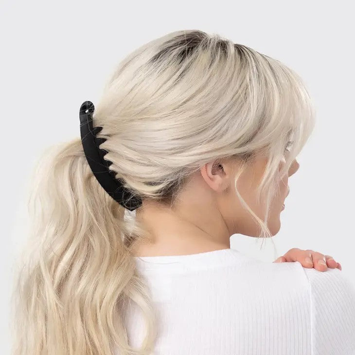 Black and Tort Banana Clip 2 pc Set - Posh West Boutique
