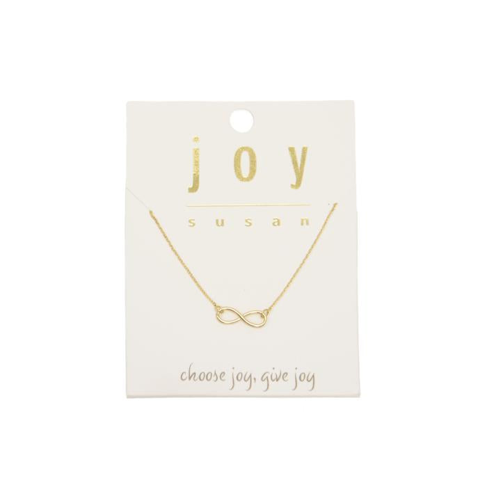 Gold Infinity Pendant Necklace - Posh West Boutique