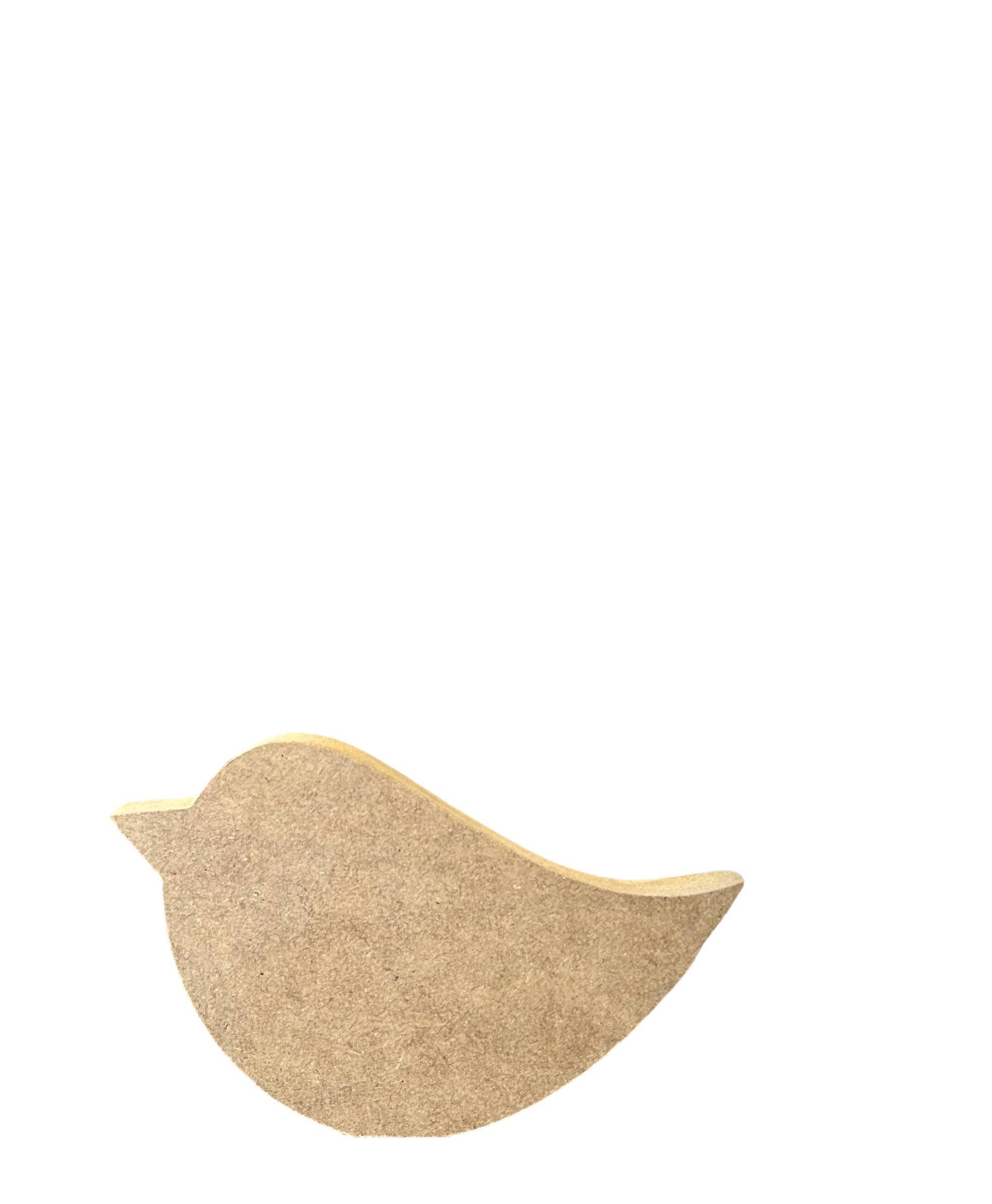 Primitive/Rustic Wood Bird Shelf Sitter - Posh West Boutique