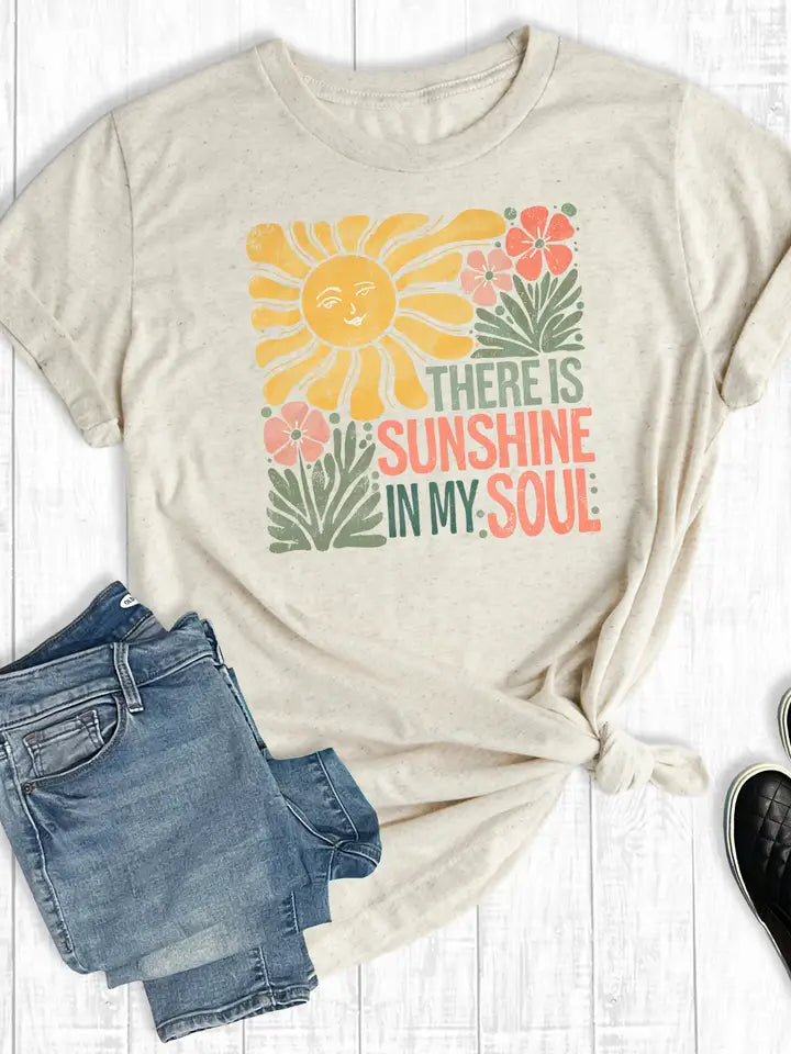 Sunshine in My Soul Tee - Posh West Boutique