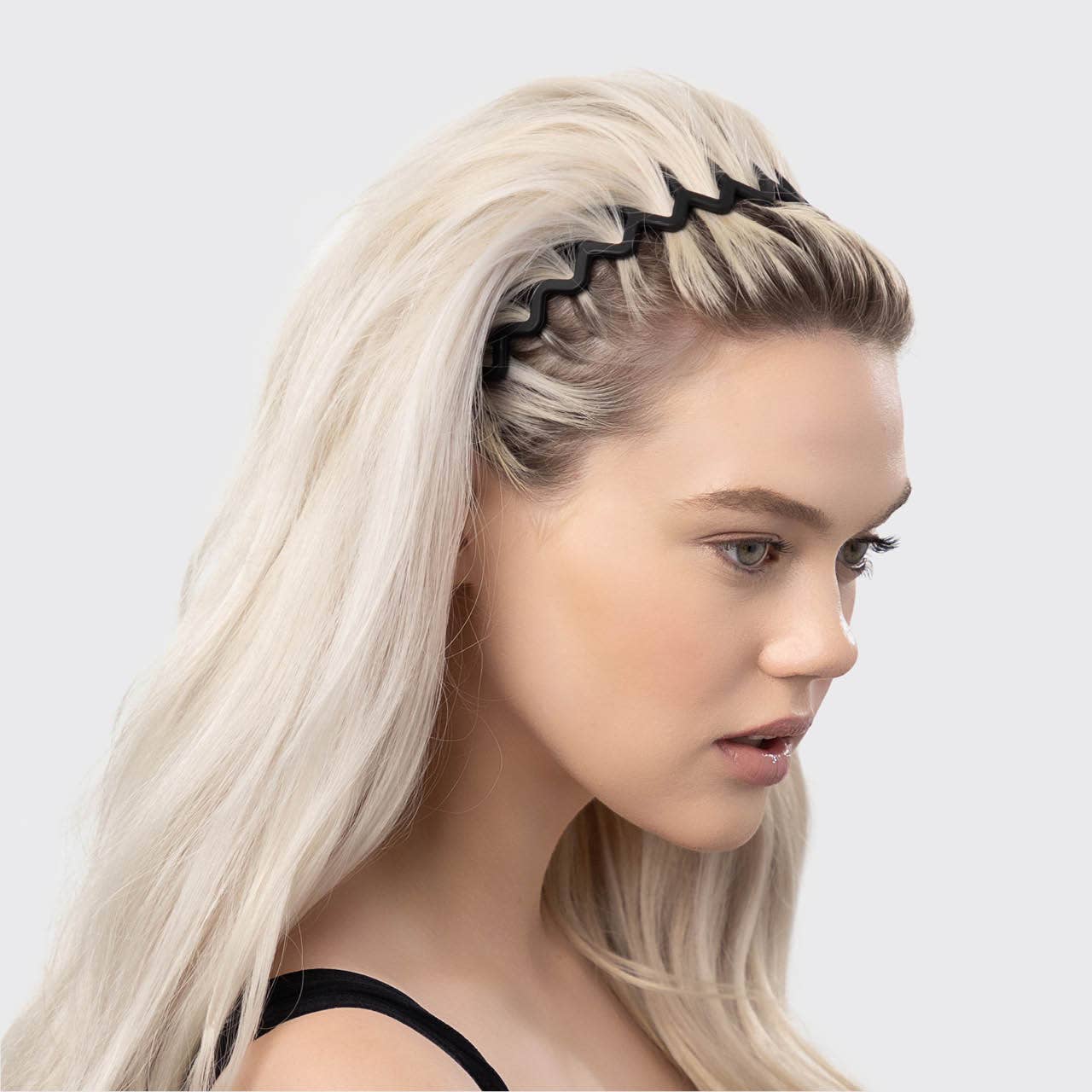 Zig Zag Headband 2pc - Black & Tort - Posh West Boutique