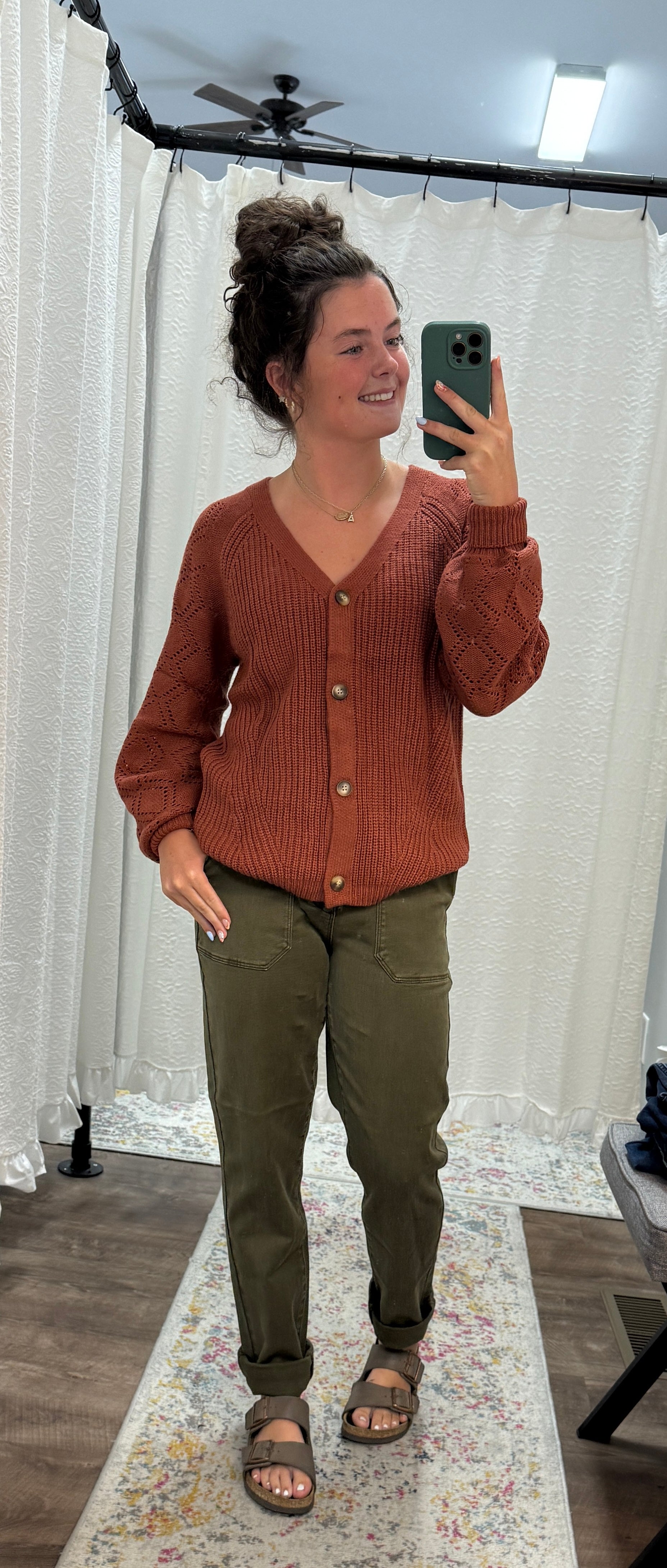 Judy Blue HW DK Forest Dyed Cuff Jean - Posh West Boutique