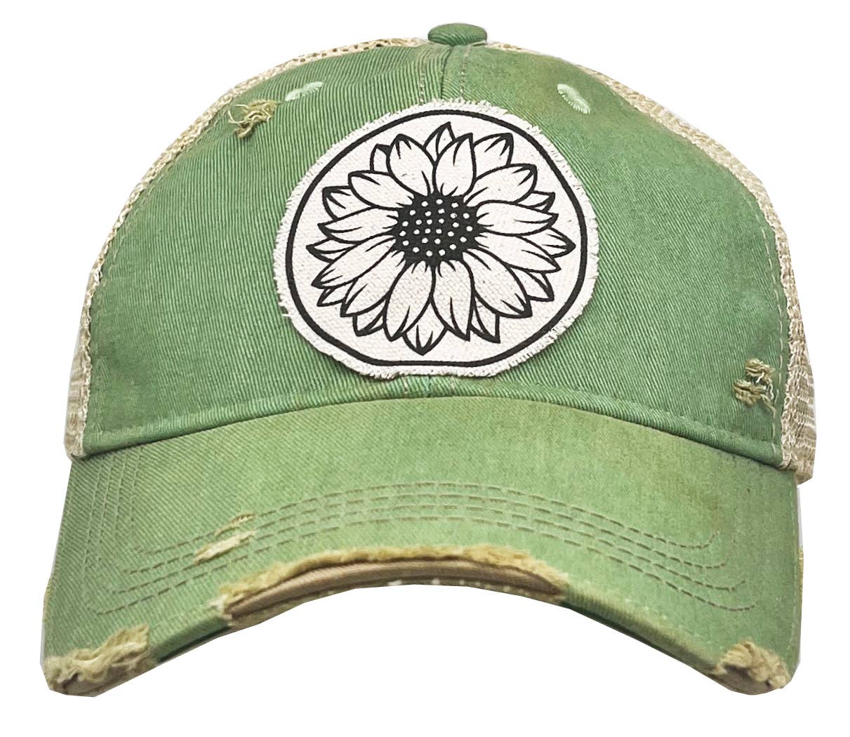 Flower Women's Trucker Hat Baseball Cap - Posh West Boutique