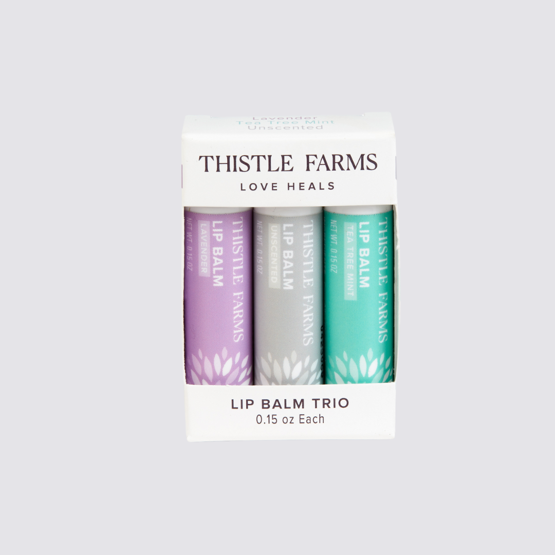 Lip Balm Trio Set | Lavender, Tea Tree Mint, Unscented - Posh West Boutique