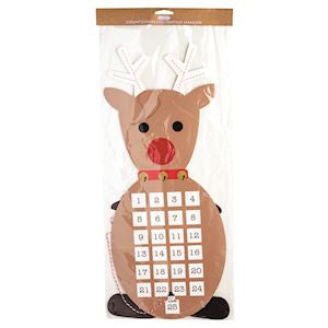 Reindeer Countdown Door Hanger - Posh West Boutique