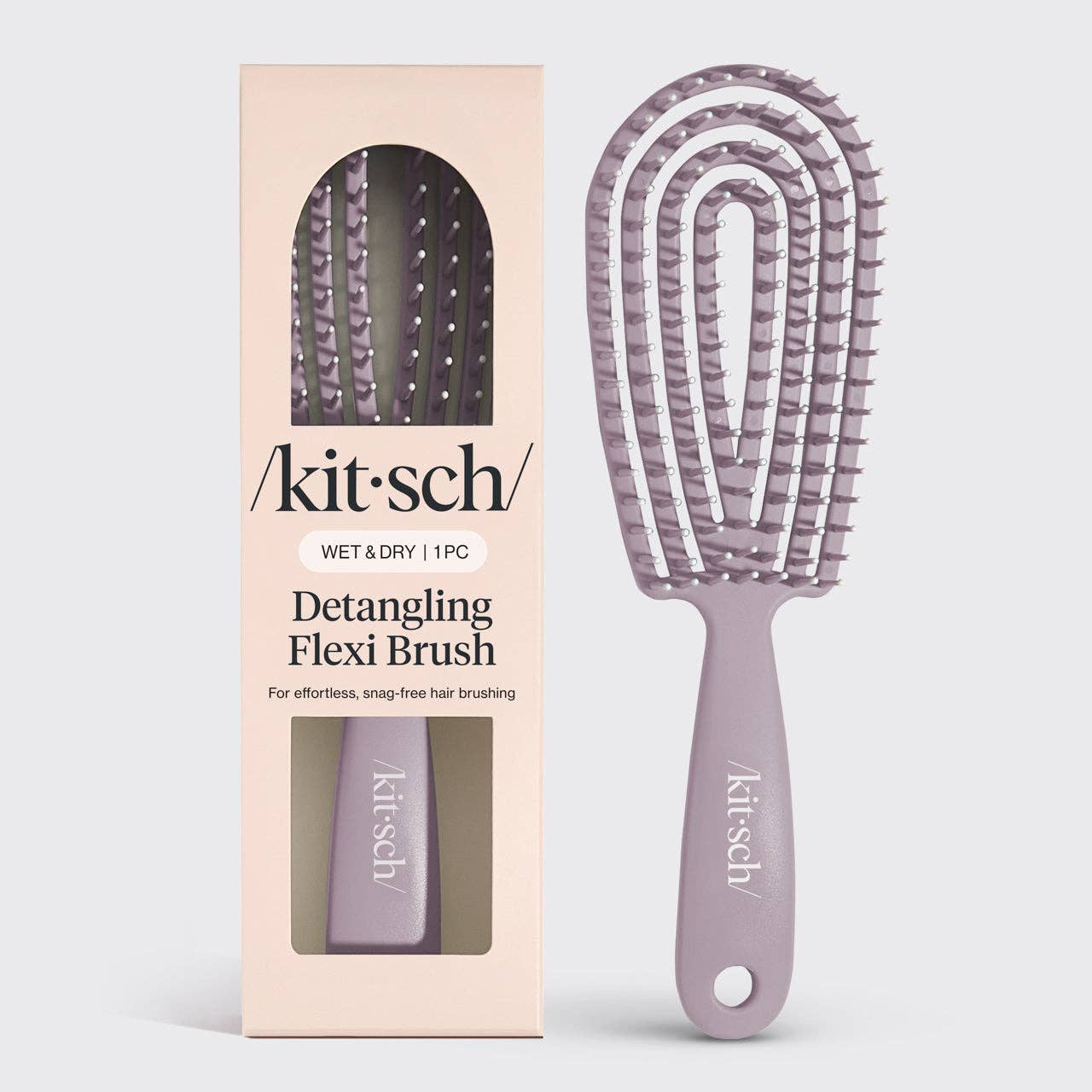 Kitsch Detangling Flexi Brush - Soft Violet