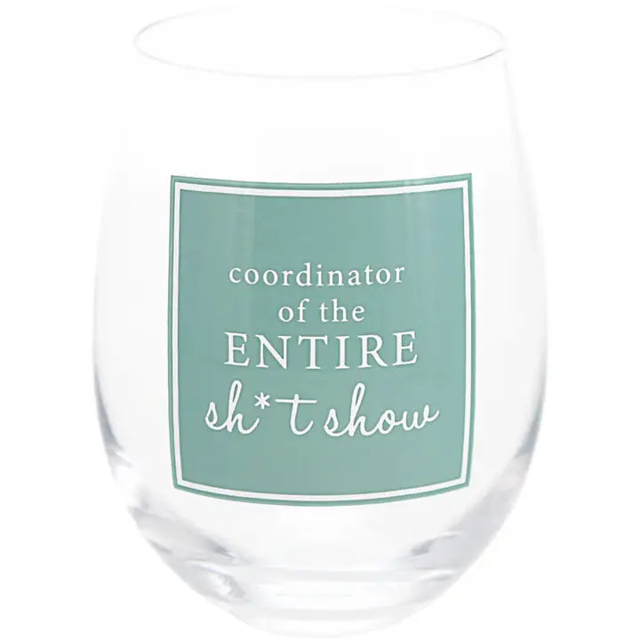Coordinator - 18 oz Stemless Wine Glass - Posh West Boutique