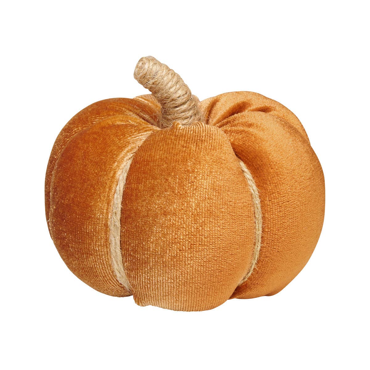 Sm. Saddle Velvet Fall Pumpkin