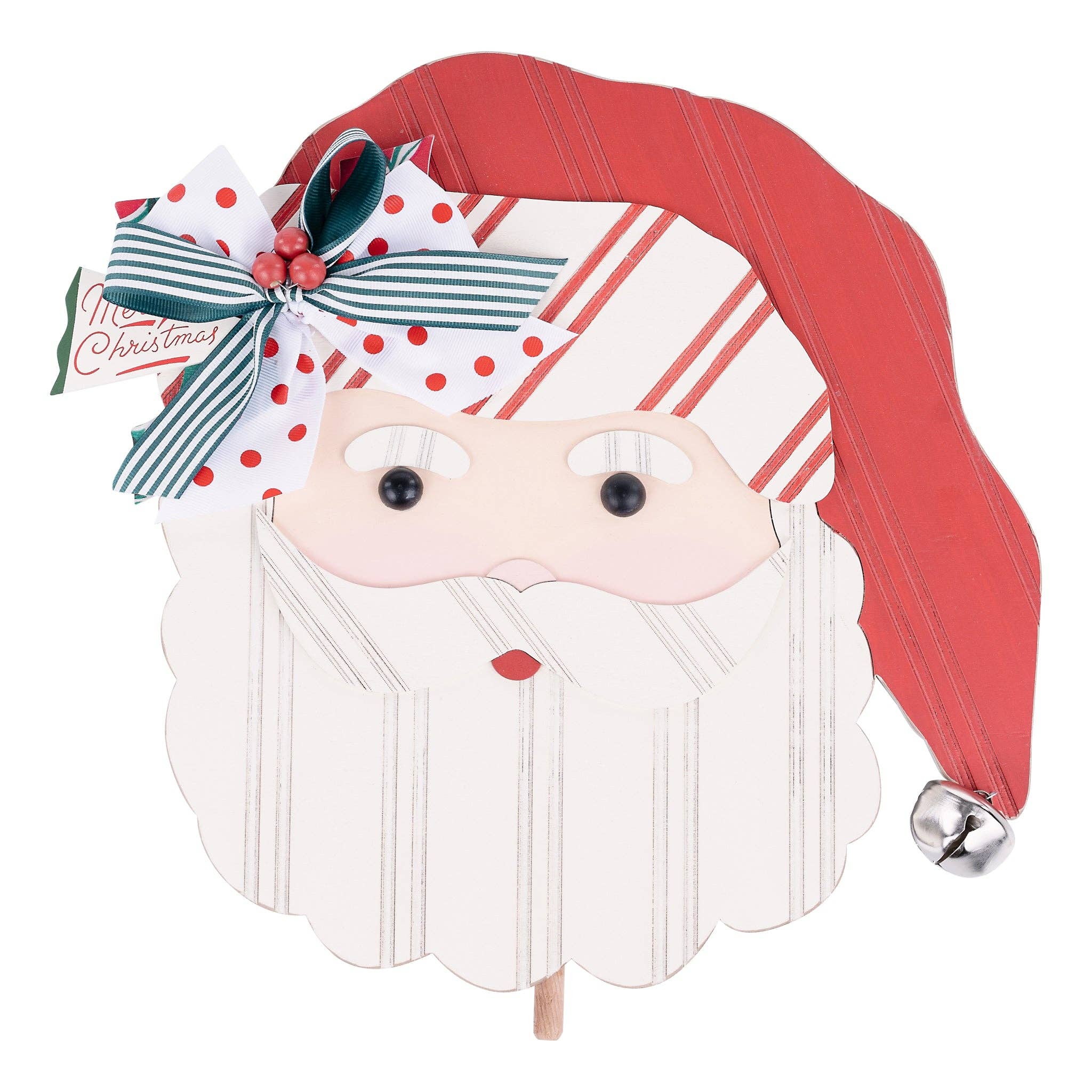 Vintage Santa Topper- Christmas Décor - Posh West Boutique