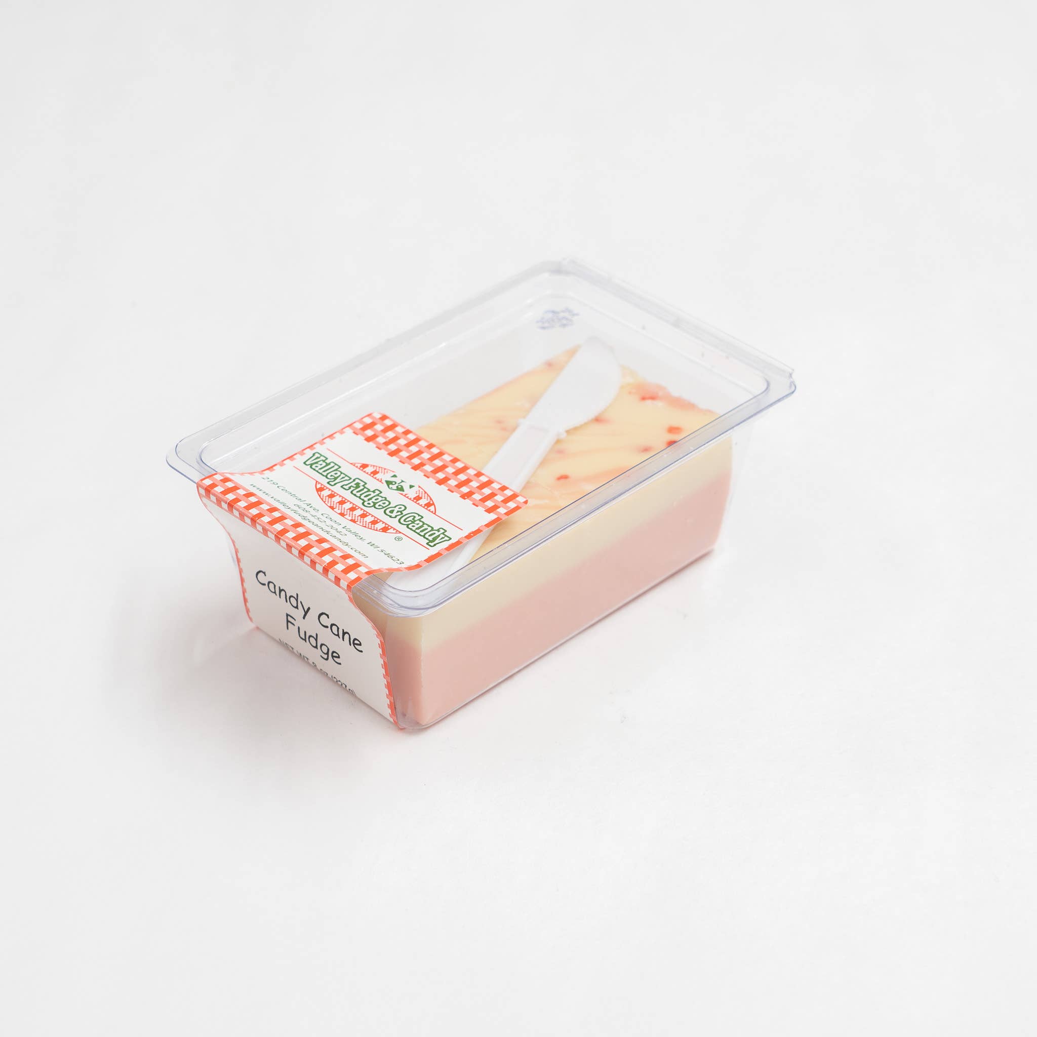 Candy Cane Fudge (1/2 lb Package) - Posh West Boutique