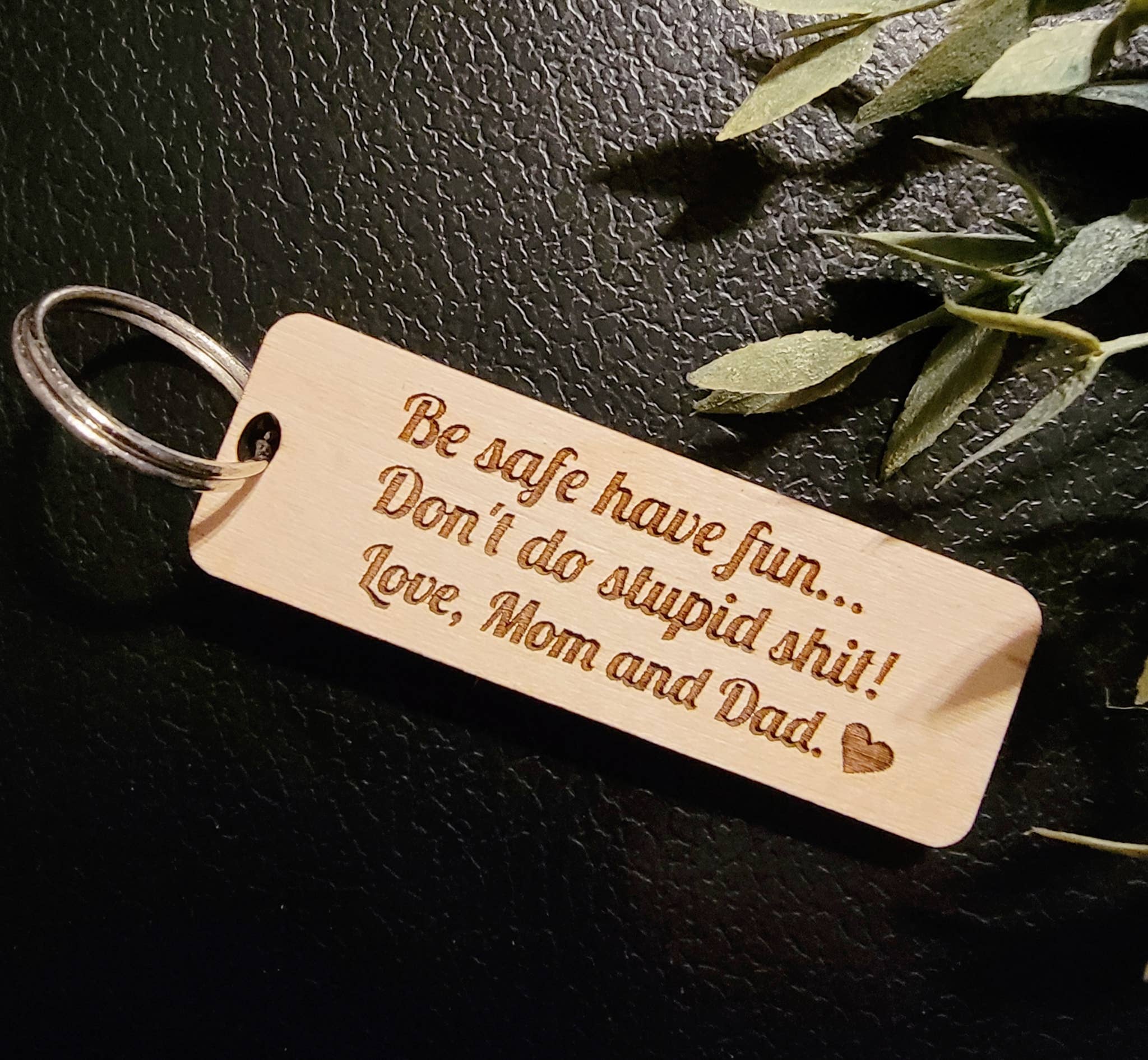 Be Safe Have Fun Keychain - Posh West Boutique