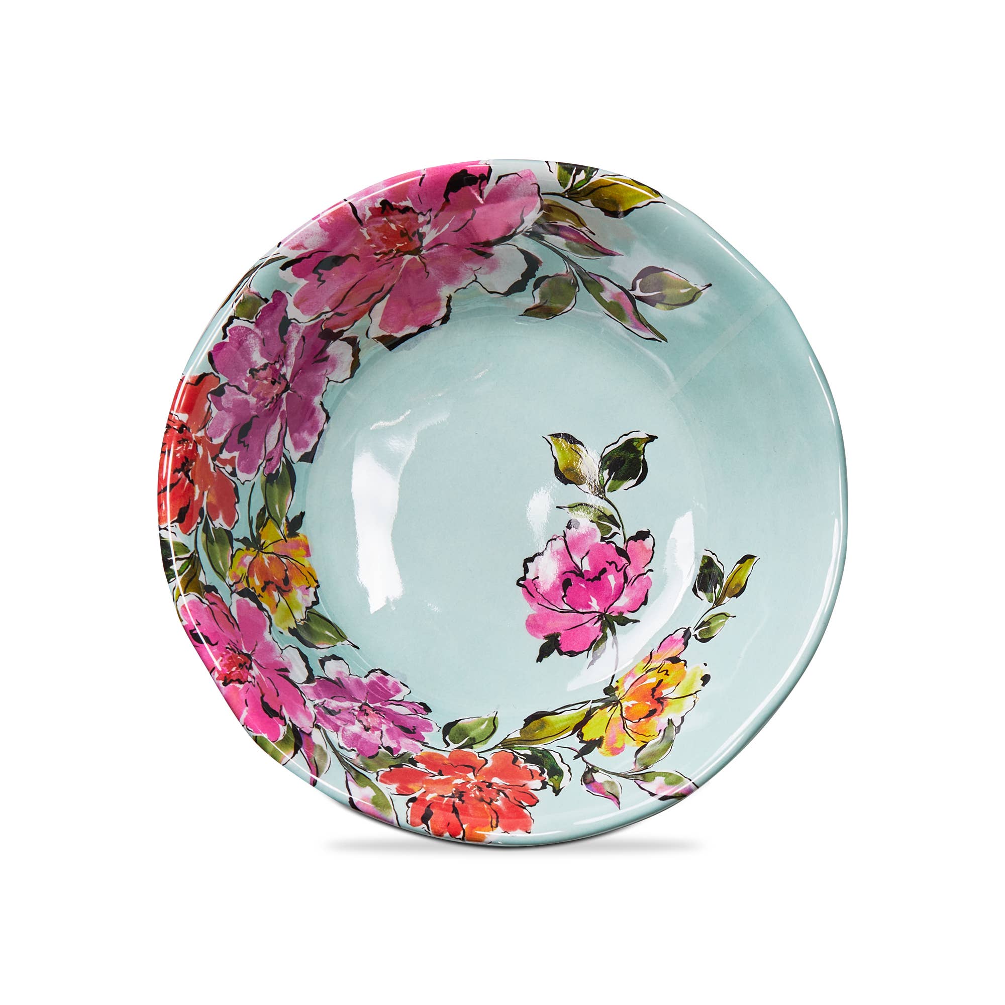 In Bloom Melamine Bowl Multi Spring - Posh West Boutique
