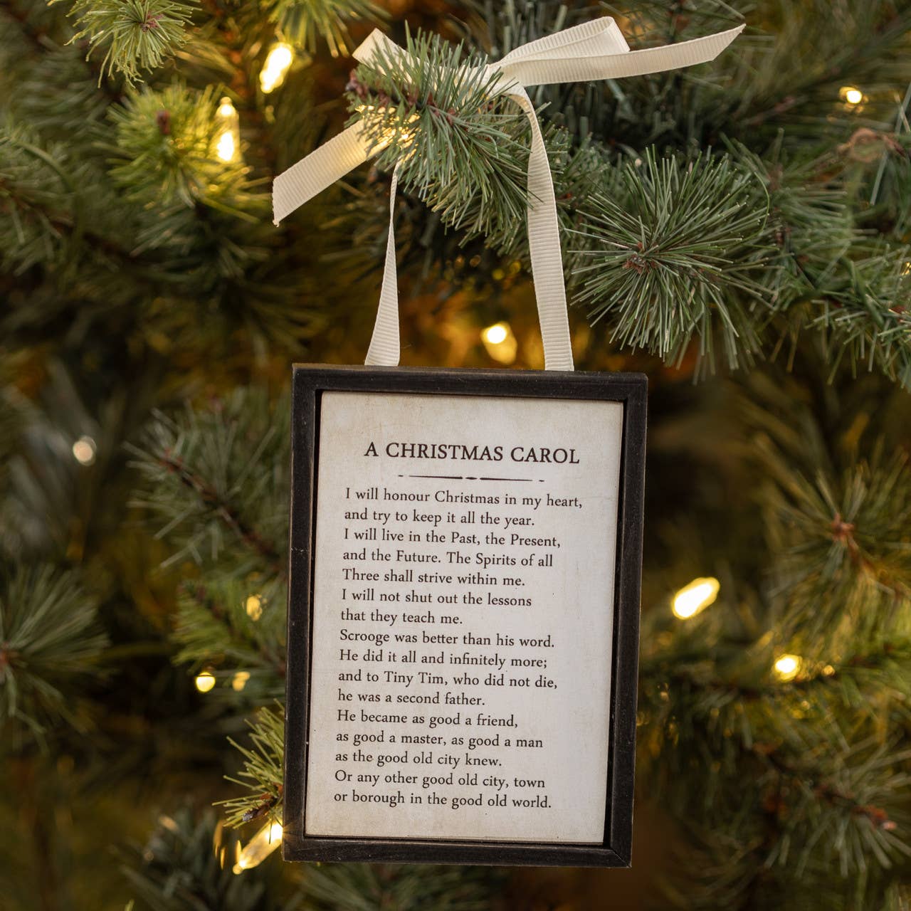 A Christmas Carol Ornament - Posh West Boutique