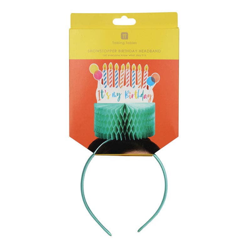 It's My Birthday' Cake Headband Crown | Birthday Party | - Posh West Boutique