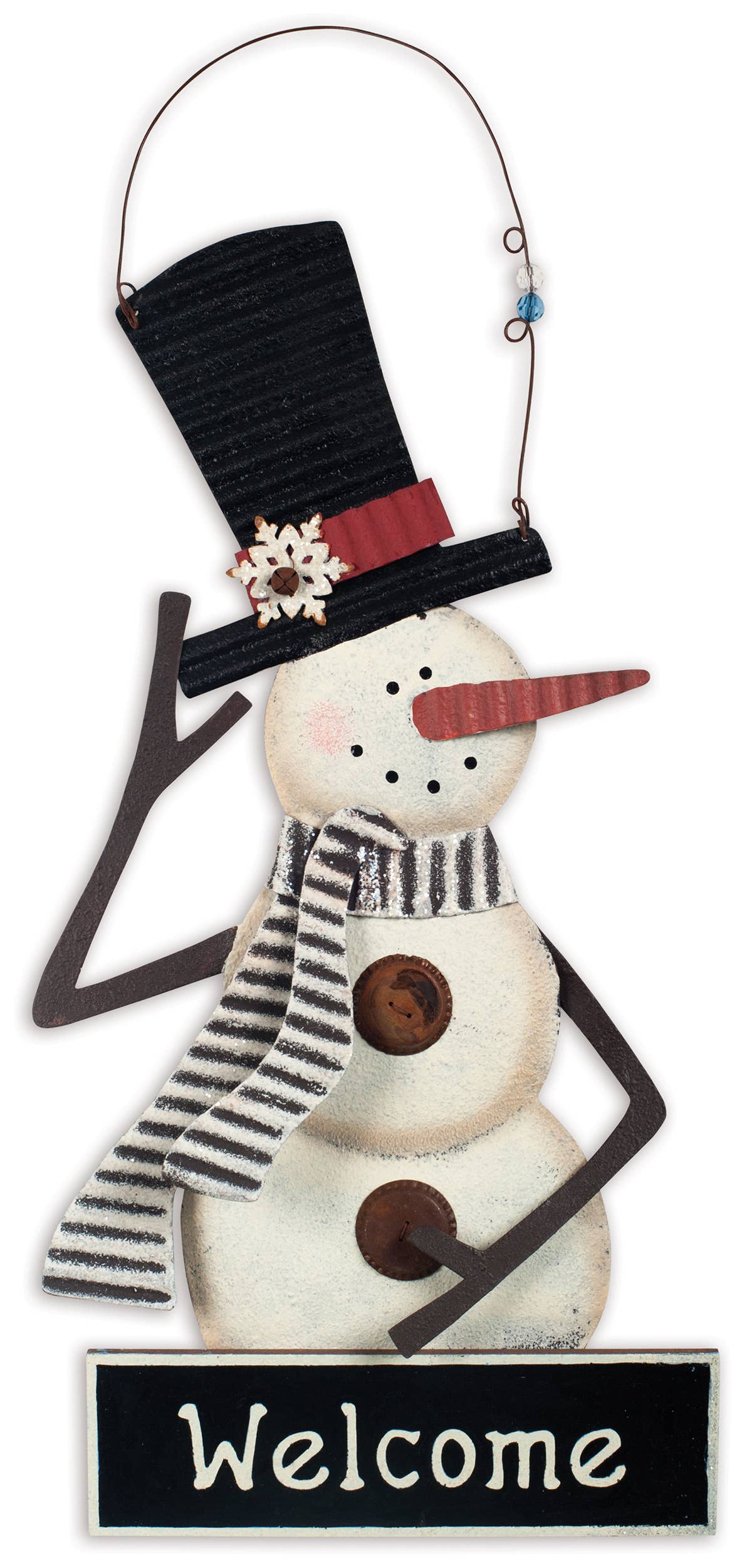Happy Snowman Welcome Sign - Posh West Boutique