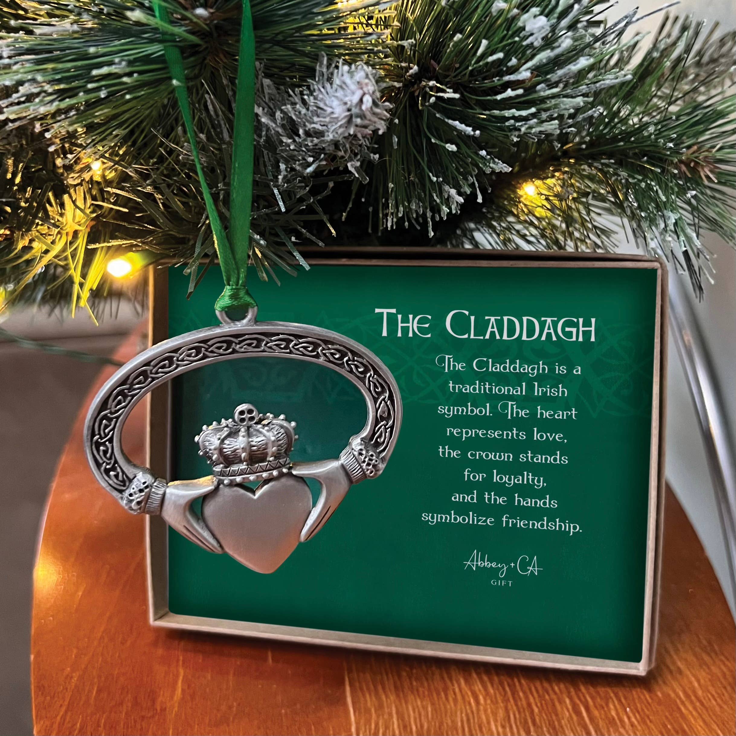 Irish Claddagh Ornament