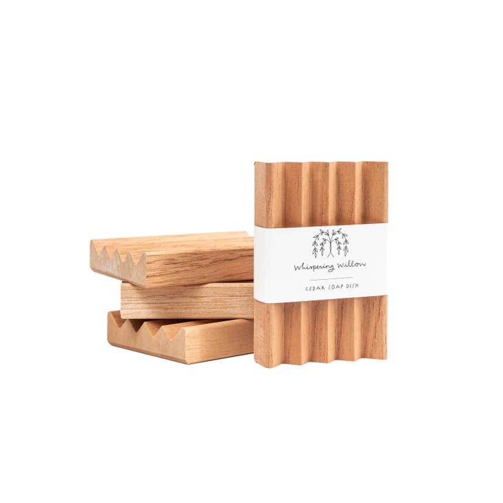 Cedar Soap Dish - Posh West Boutique