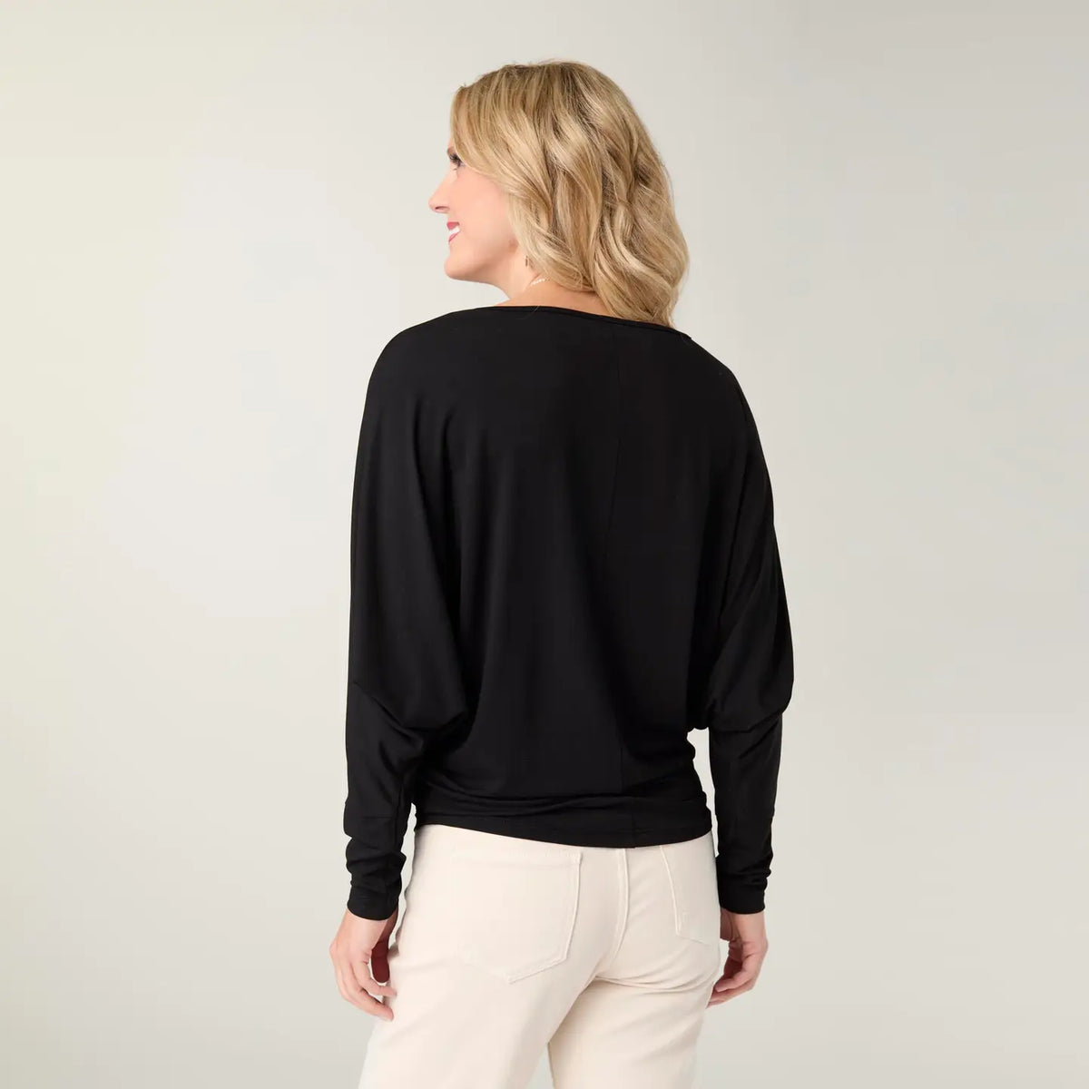 Soft Landing Dolman Sleeve Top