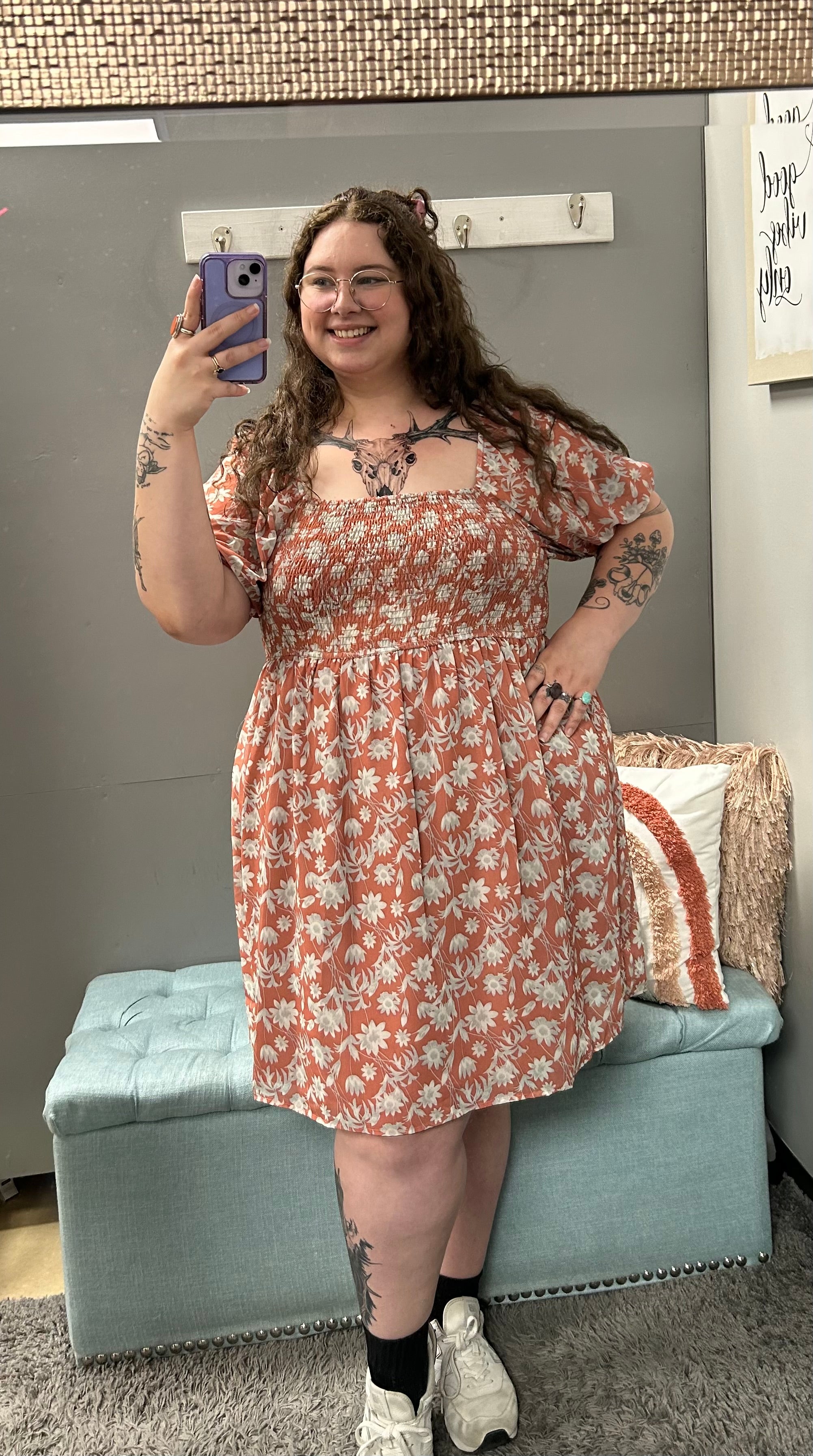 Kimberly Dress Silvered Ember - Posh West Boutique