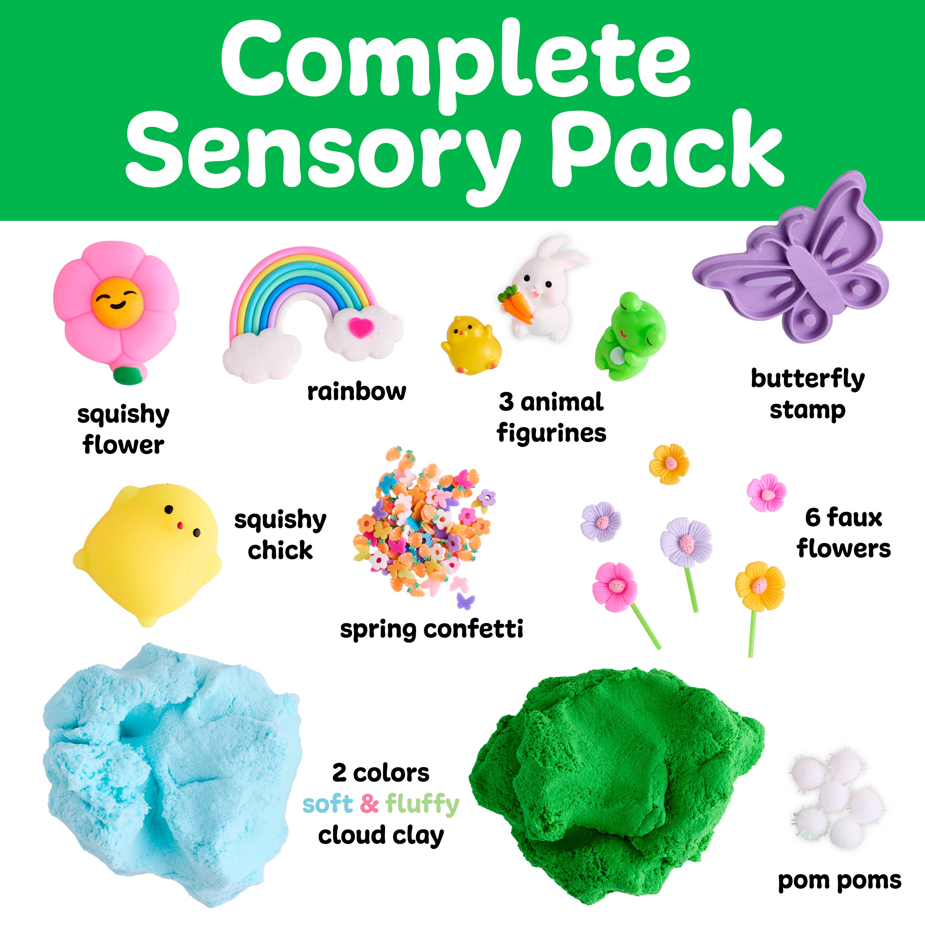 Sensory Pack Garden Friends Play Kit for Kids - Posh West Boutique