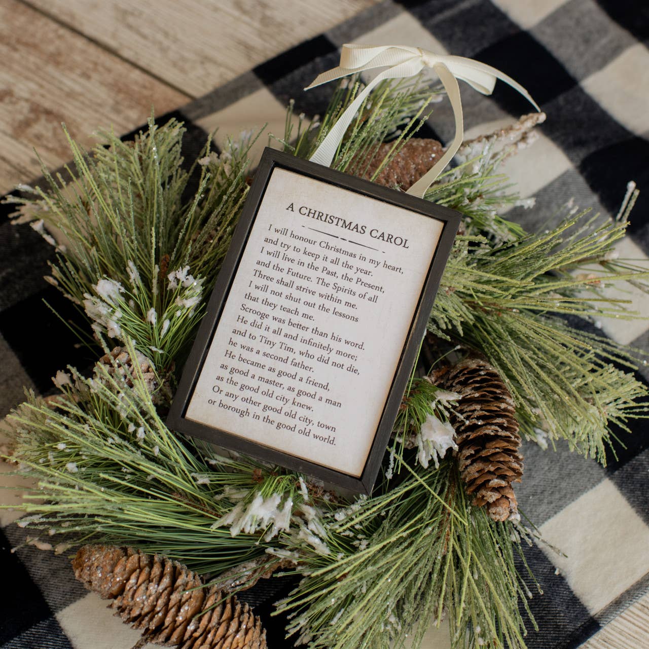 A Christmas Carol Ornament - Posh West Boutique