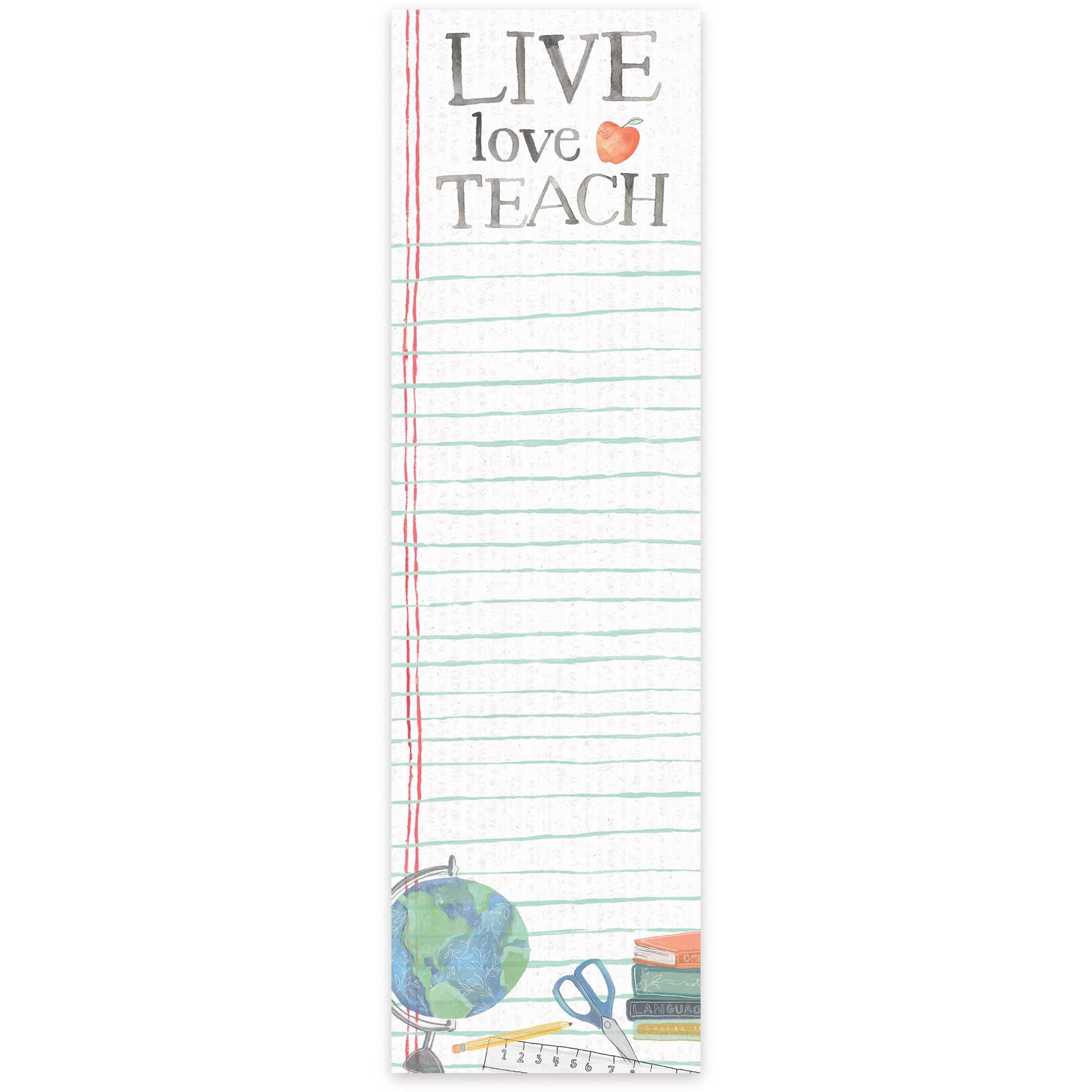 Live Love Teach List Pad - Posh West Boutique