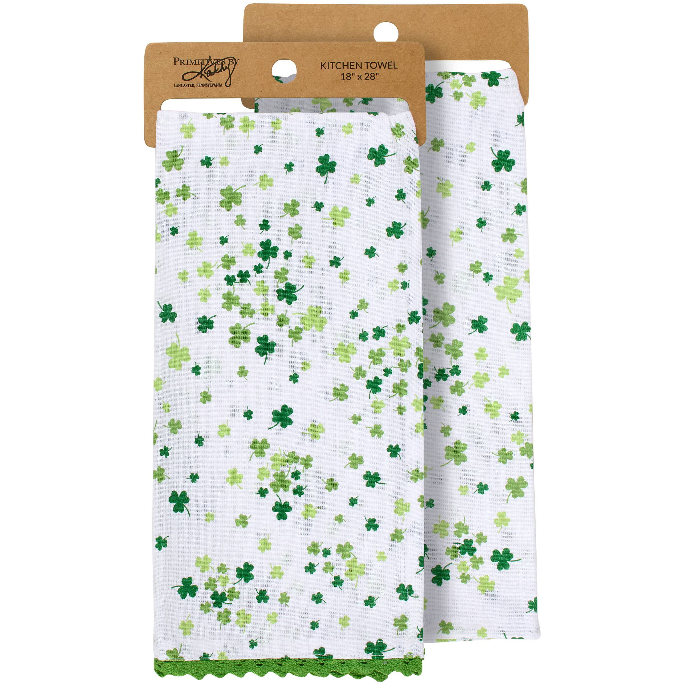 Mini Shamrocks Kitchen Towel - Posh West Boutique